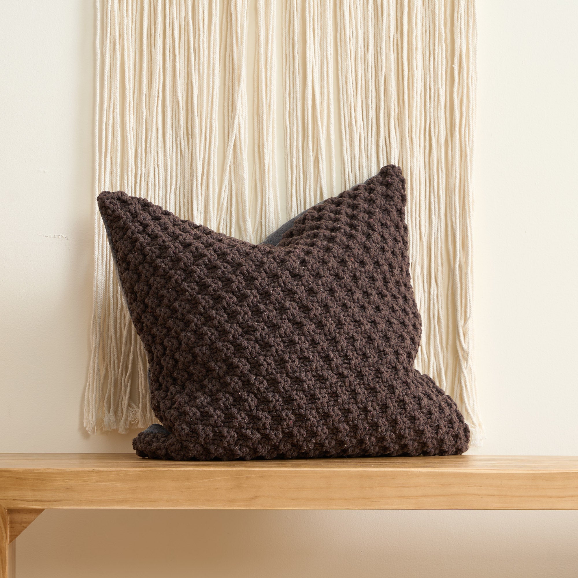 Handmade Boho Cushion Cover - Soft Cotton Pillow Case for Sofa, Bed, or Chair - Perfect for Home Decor, Living Room, and Bedroom Styling