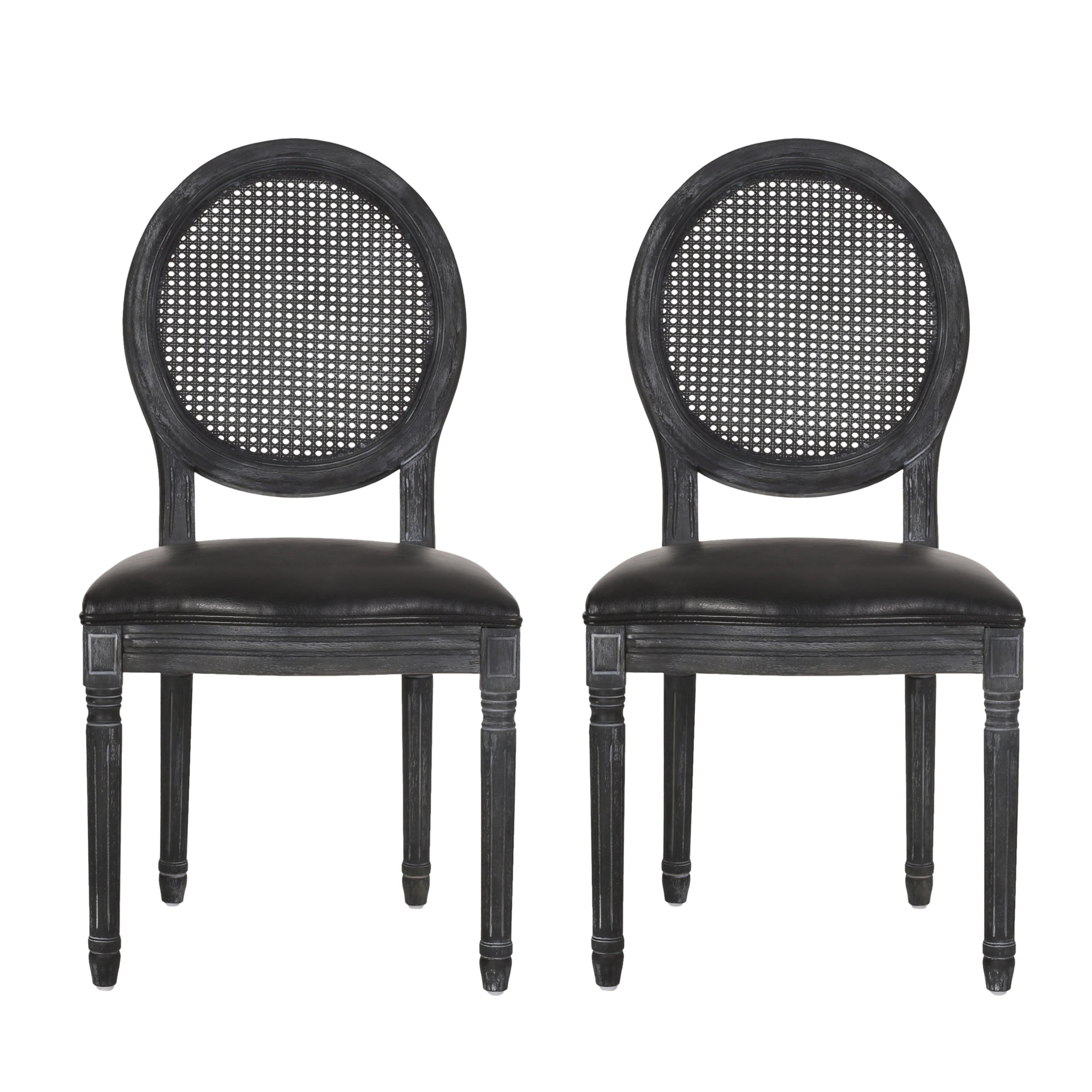 Modern Dining Chairs Set of 2 - MP2 Contemporary Kitchen Chairs with Sturdy Metal Legs for Dining Room, Kitchen, Breakfast Nook & Small Spaces