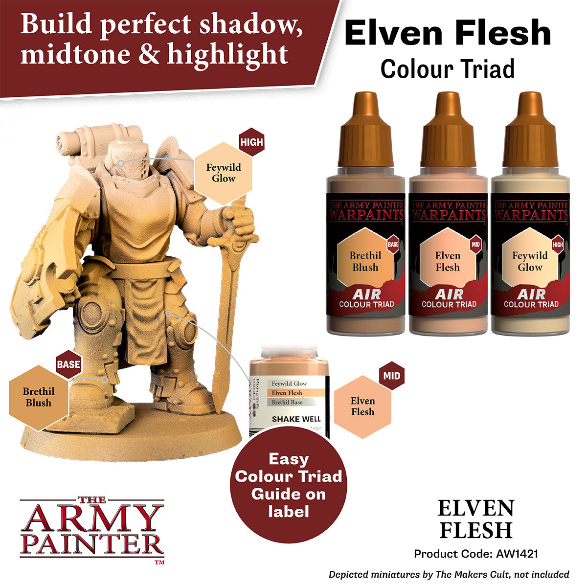 Warpaints Air: Elven Flesh - Fantasy Cosmetics for Elven Character Makeup | Perfect for LARP, Cosplay & Theatrical Performances