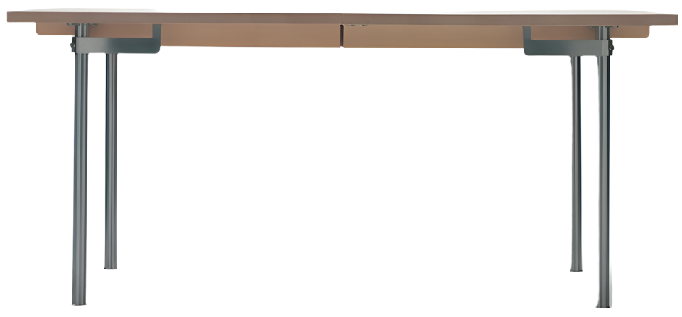 Modern CH322 Dining Table Set - 6 Seater Wooden Kitchen Table with Extendable Leaf - Perfect for Family Meals, Dinner Parties & Small Spaces