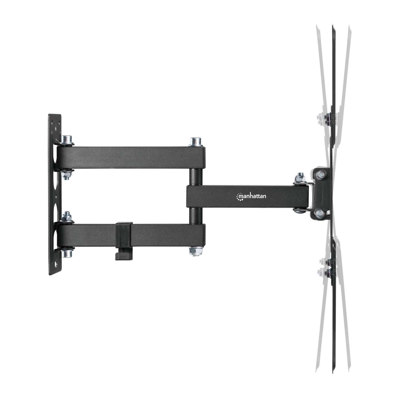 Full Motion TV Wall Mount Bracket with Articulating Arm - Adjustable Tilt Swivel Extension for Flat Screen TVs 40-86 Inches - Perfect for Living Room, Bedroom & Home Theater Setup