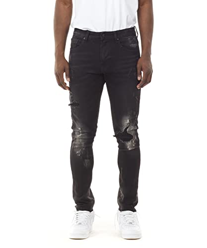 Smoke Rise Distressed Black Rip & Repair Fashion Jeans for Women | Trendy Vintage Denim Pants | Perfect for Casual Wear, Street Style & Night Out