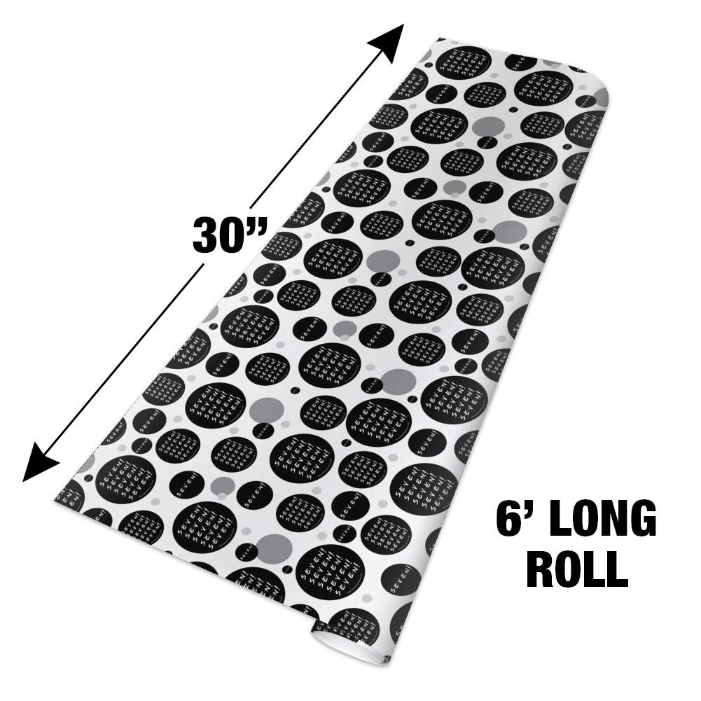Friends TV Show Themed Gift Wrap Paper Roll - 7 Unique Designs for Birthday, Christmas & Party Presents - Perfect for Fans & Collectors