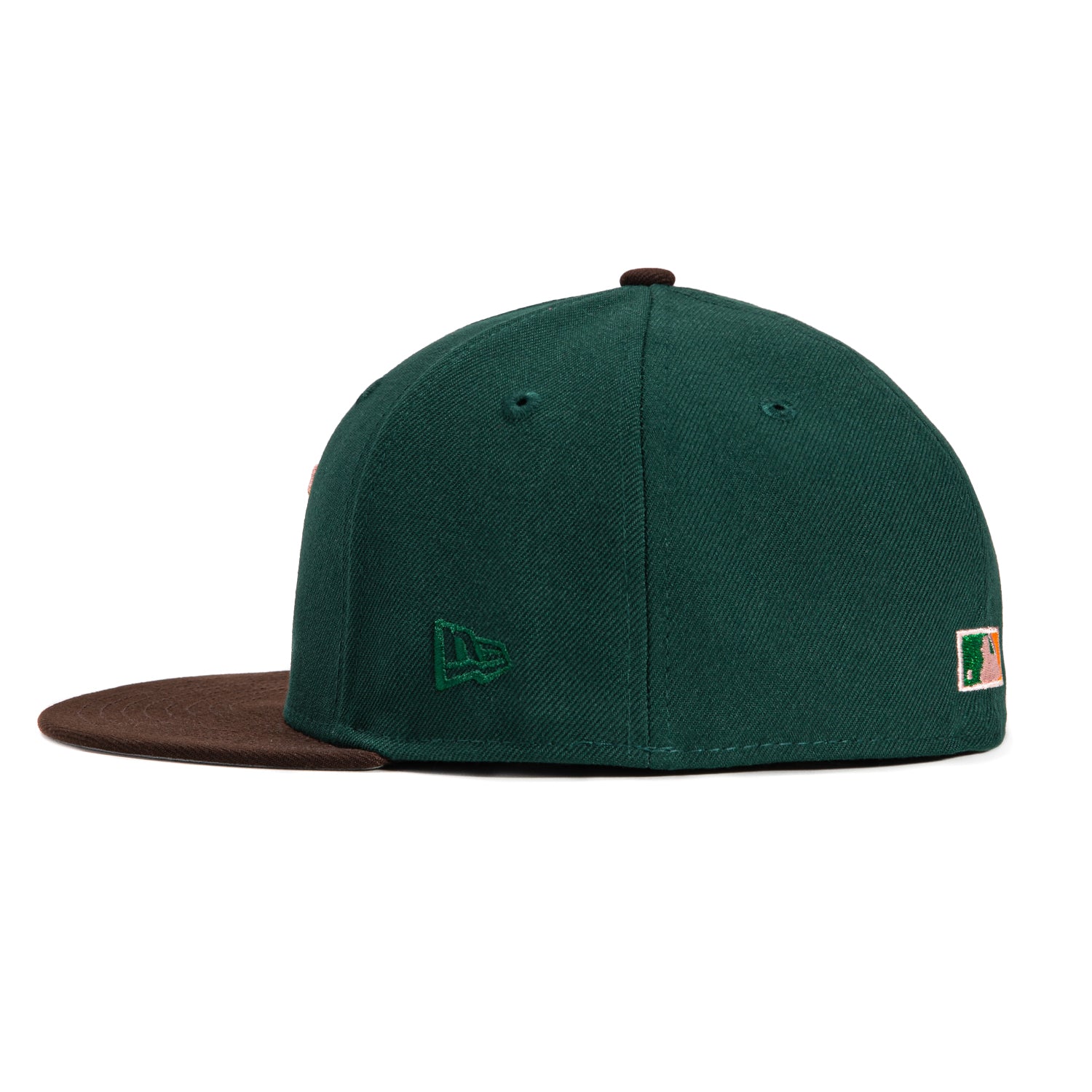 New Era 59Fifty San Francisco Giants 50th Anniversary Patch Baseball Cap - Green, Brown & Light Orange - Perfect for MLB Games, Sports Events & Streetwear Fashion