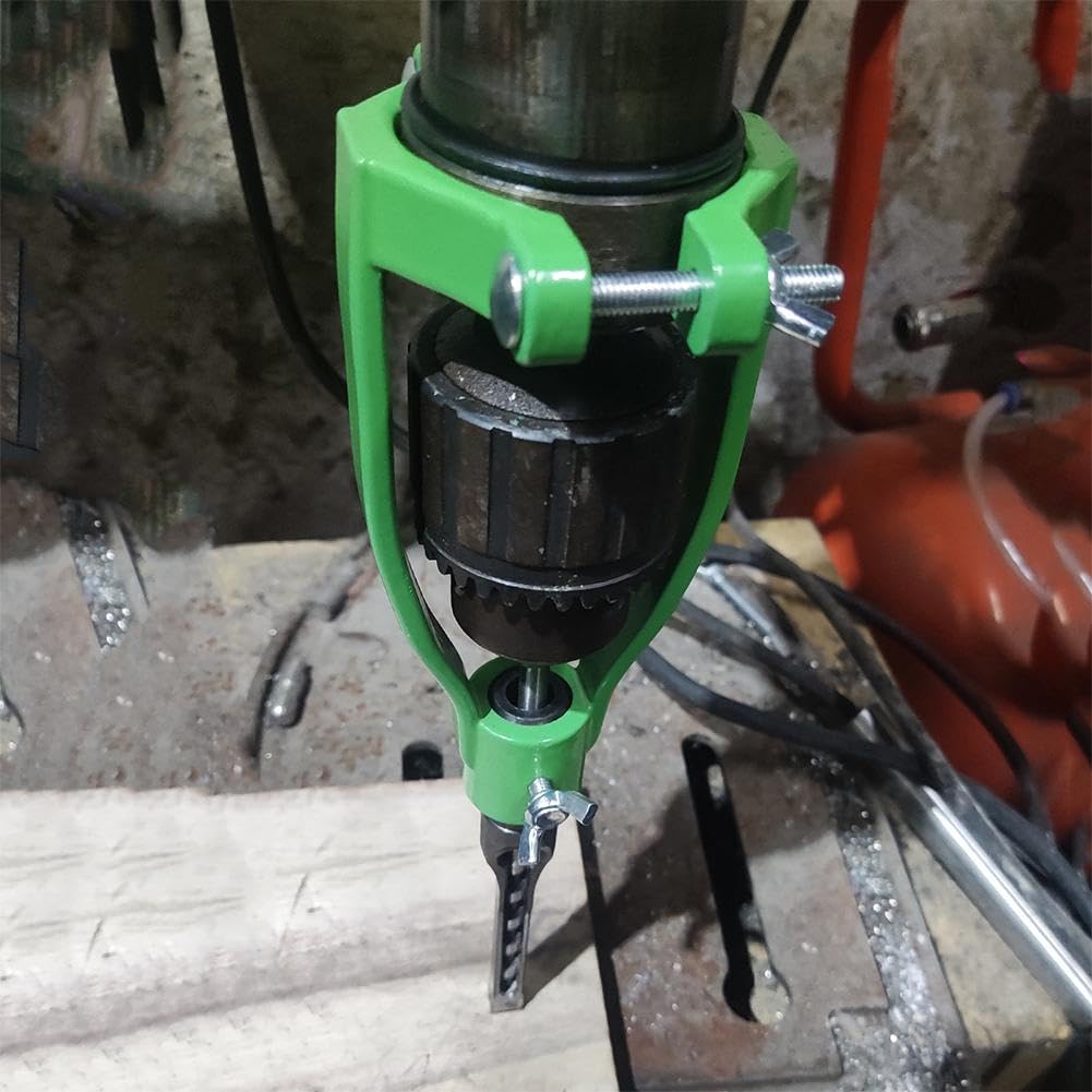 Square Hole Drill Bit Adapter & Mortising Attachment for Drill Press - Power Tool Accessory for Woodworking & Cabinet Making (Perfect for Joinery, Furniture Making & DIY Projects)