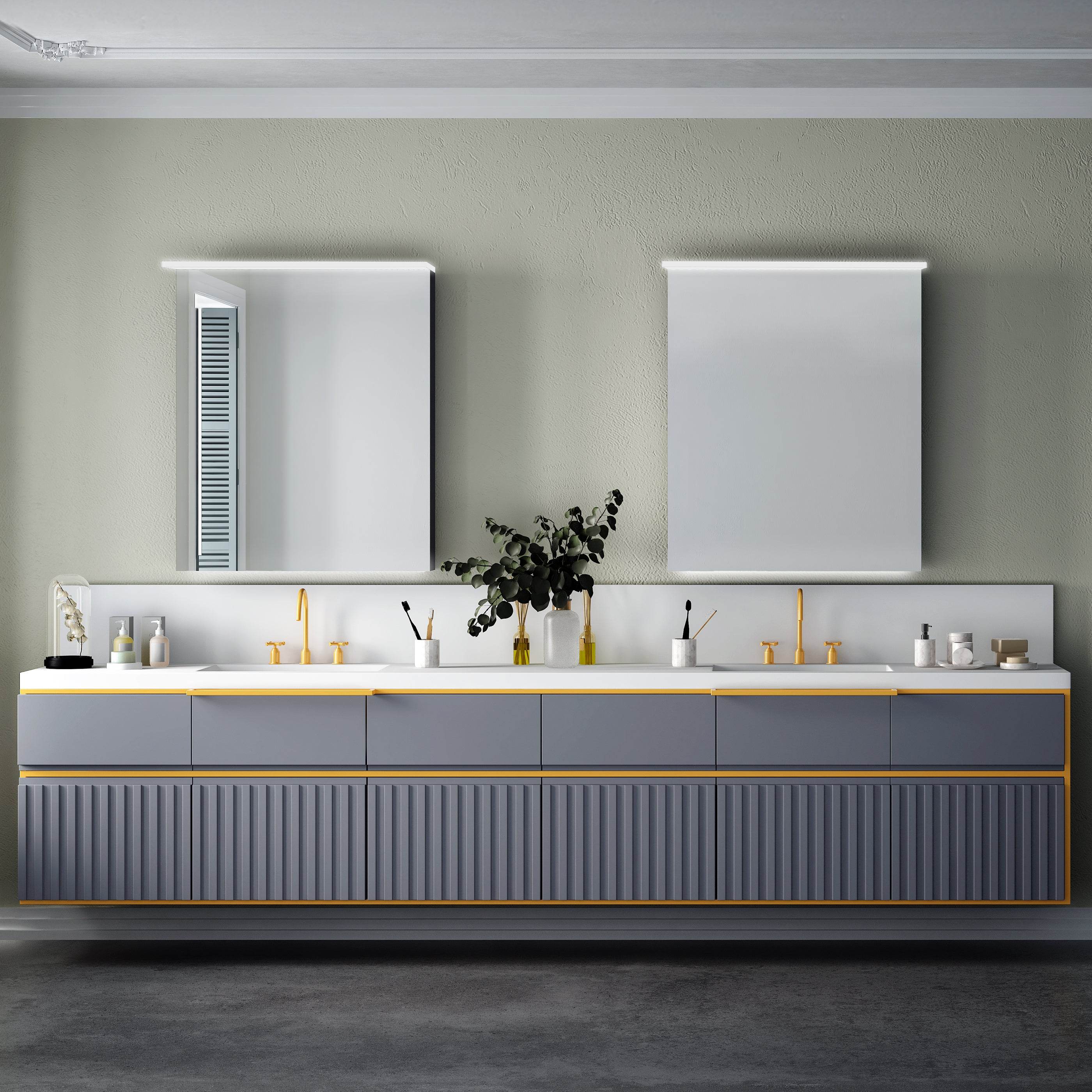 Garet 20W x 28H LED Medicine Cabinet with Mirror - Bathroom Wall Mounted Storage for Toiletries & Essentials, Perfect for Modern Homes & Apartments