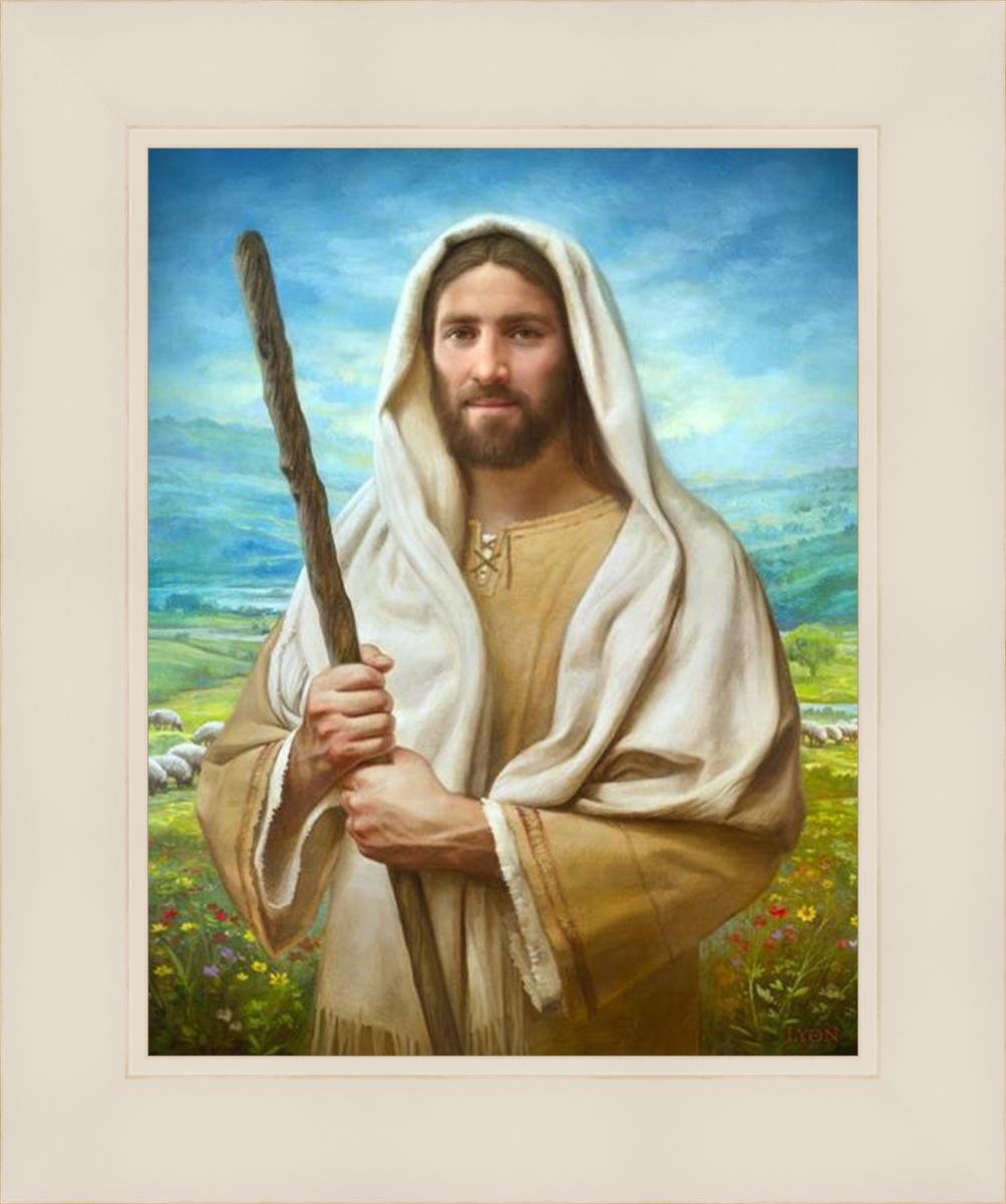 Feed My Sheep by Howard Lyon - Inspirational Christian Art Print for Home, Office & Church Decor - Perfect for Gifts & Spiritual Encouragement