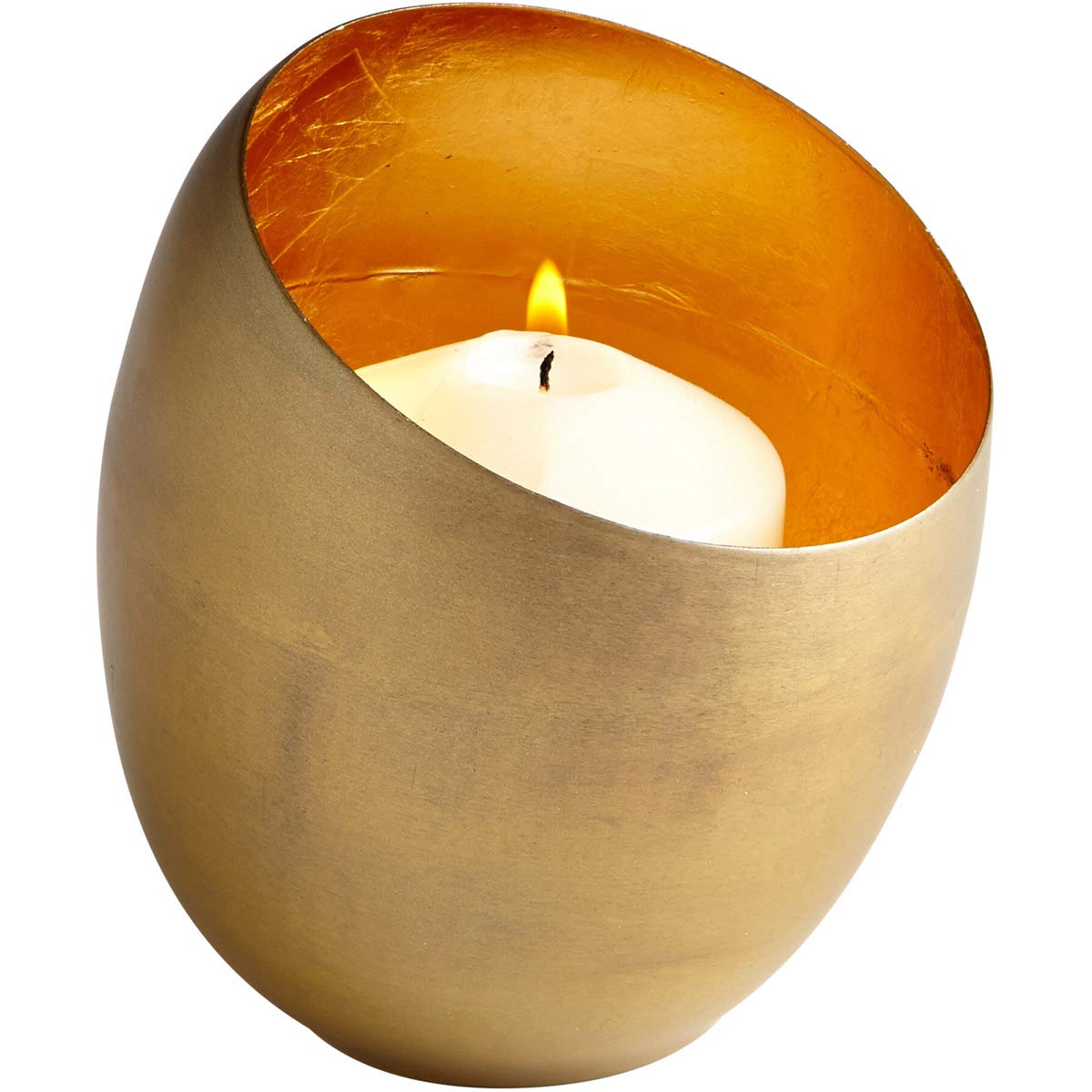 Cyan Design 07108 Minerva Small Candle Holder - Elegant Home Decor for Dining Table, Wedding Centerpiece, and Romantic Ambiance