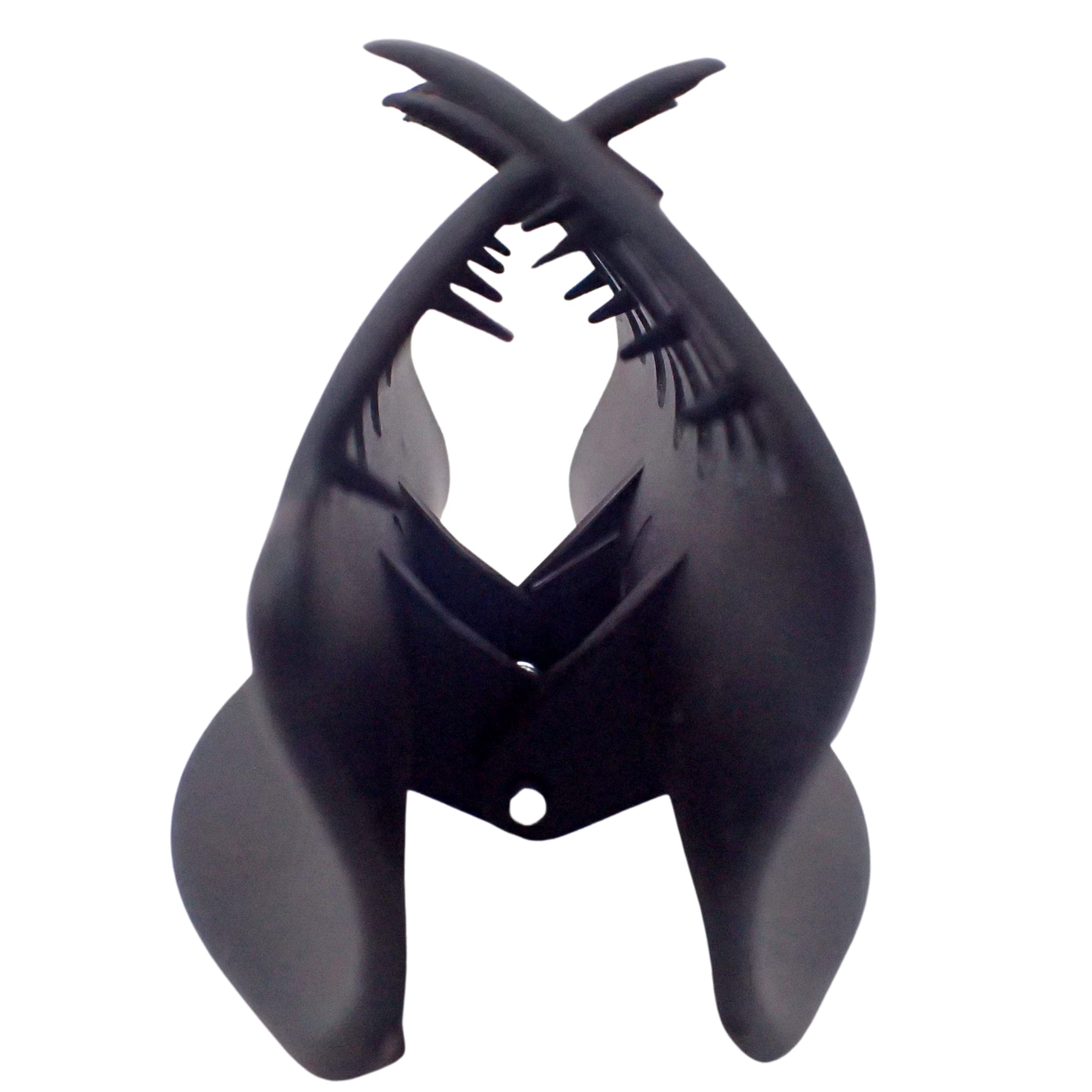 TopKids Women's Large Tooth Hair Claw Clips - Stylish Hair Accessories for Women & Girls - Strong Hold Hair Styling Tools for Ponytails, Buns & Updos (Black) - Perfect for School, Work & Special Occasions