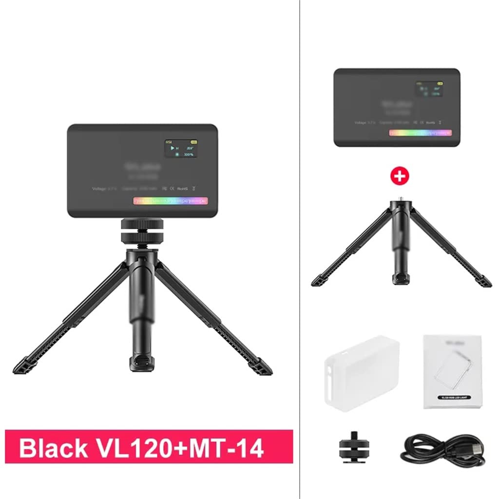 NANZU Mini RGB Video Light with Screen Diffuser - Portable Camera Monitor Lighting for Smartphone Selfie, YouTube Videos & Live Streaming - Perfect for Content Creators, Vloggers & Photography