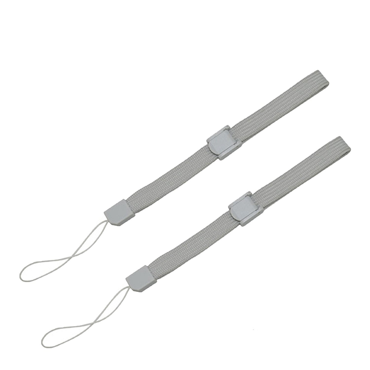 2 Pack Gray Wrist Strap for Sony PSP 1000/2000/3000/Go, PS Vita, PS3 Move, Nintendo Switch Lite/DSi XL/2DS/3DS XL, Wii Remote/Wii U - Secure Gaming & Camera Accessories for Active Play