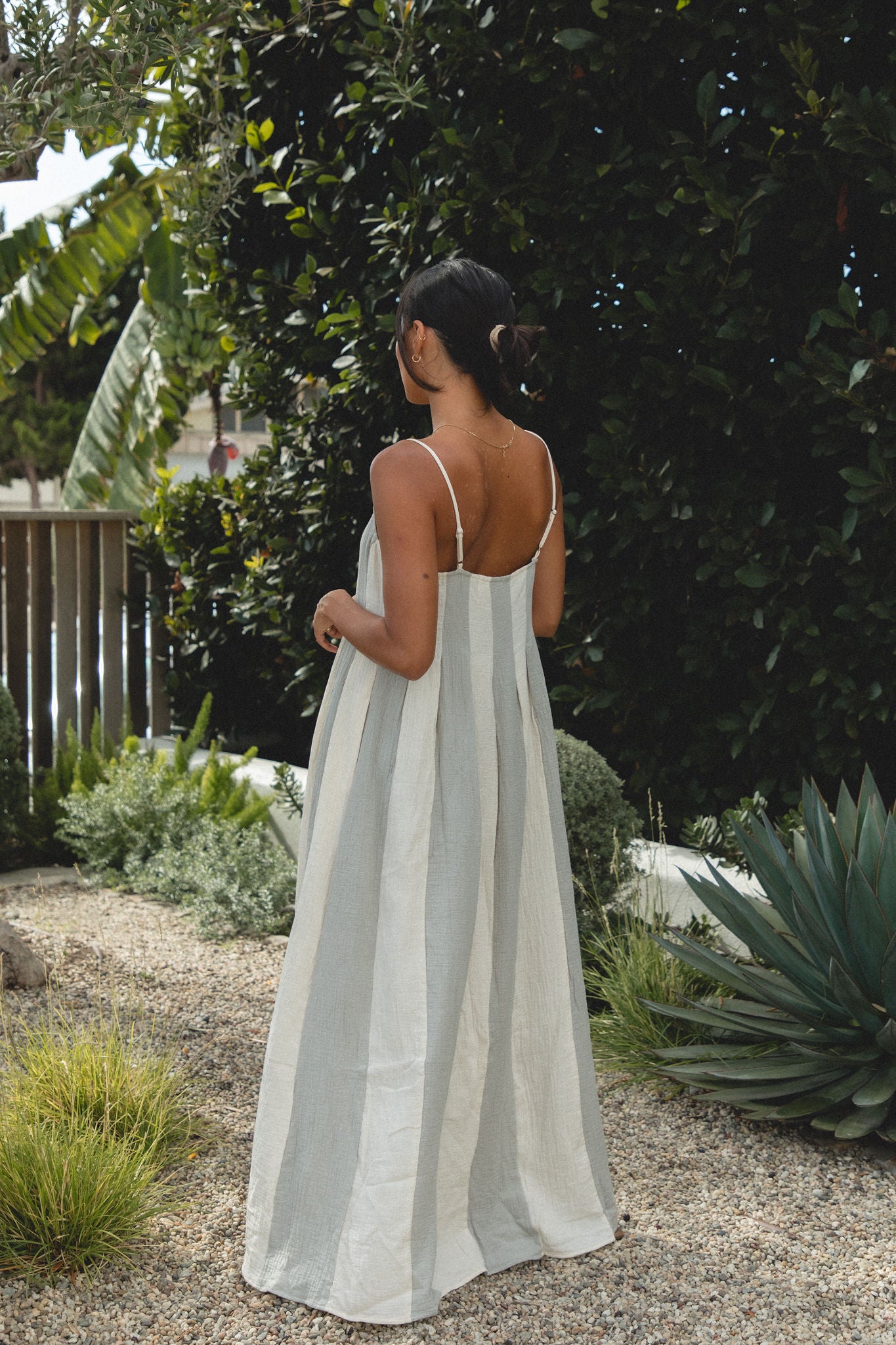 Bay Breeze Cotton Gauze Maxi Dress - Women's Flowy Beach Cover Up Dress for Summer Vacation, Boho Chic Style, Perfect for Pool Parties, Seaside Getaways and Casual Outings