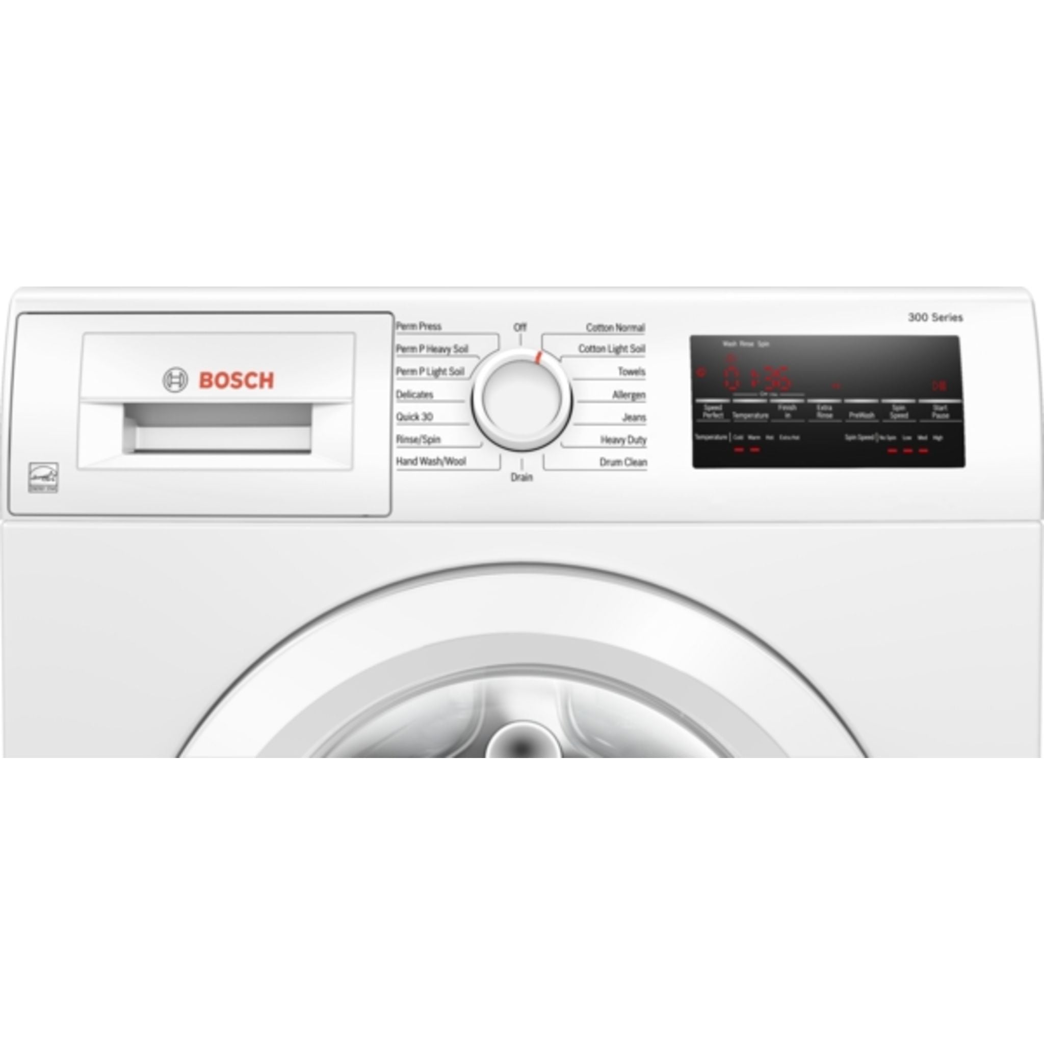 Bosch WGA12400UC 24 Inch White Front Load Washing Machine - Energy Efficient, Quiet Operation for Laundry Rooms and Apartments