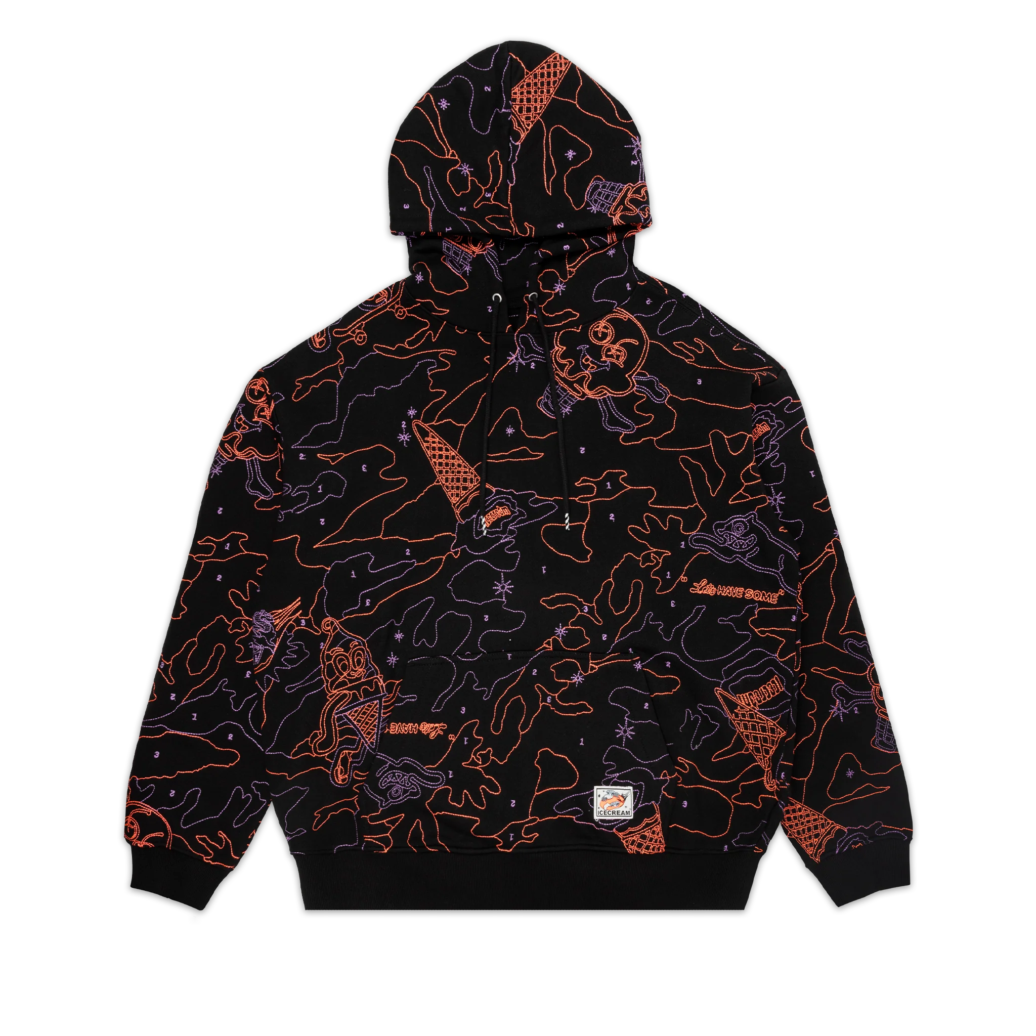 Men's Camo Hoodie - Black Tactical Military Style Pullover for Outdoor Hunting & Streetwear Fashion