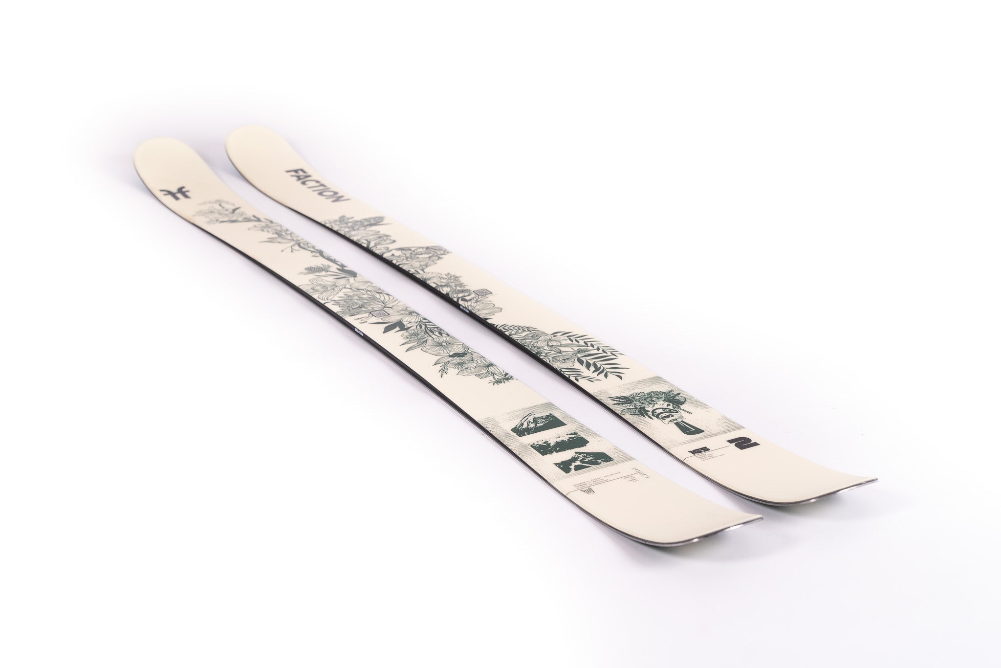 Faction Prodigy 2 Capsule Ski 2025 - All-Mountain Freestyle Skis for Men & Women | Perfect for Park, Powder & Groomed Runs | Best for Advanced Skiers & Freestyle Enthusiasts