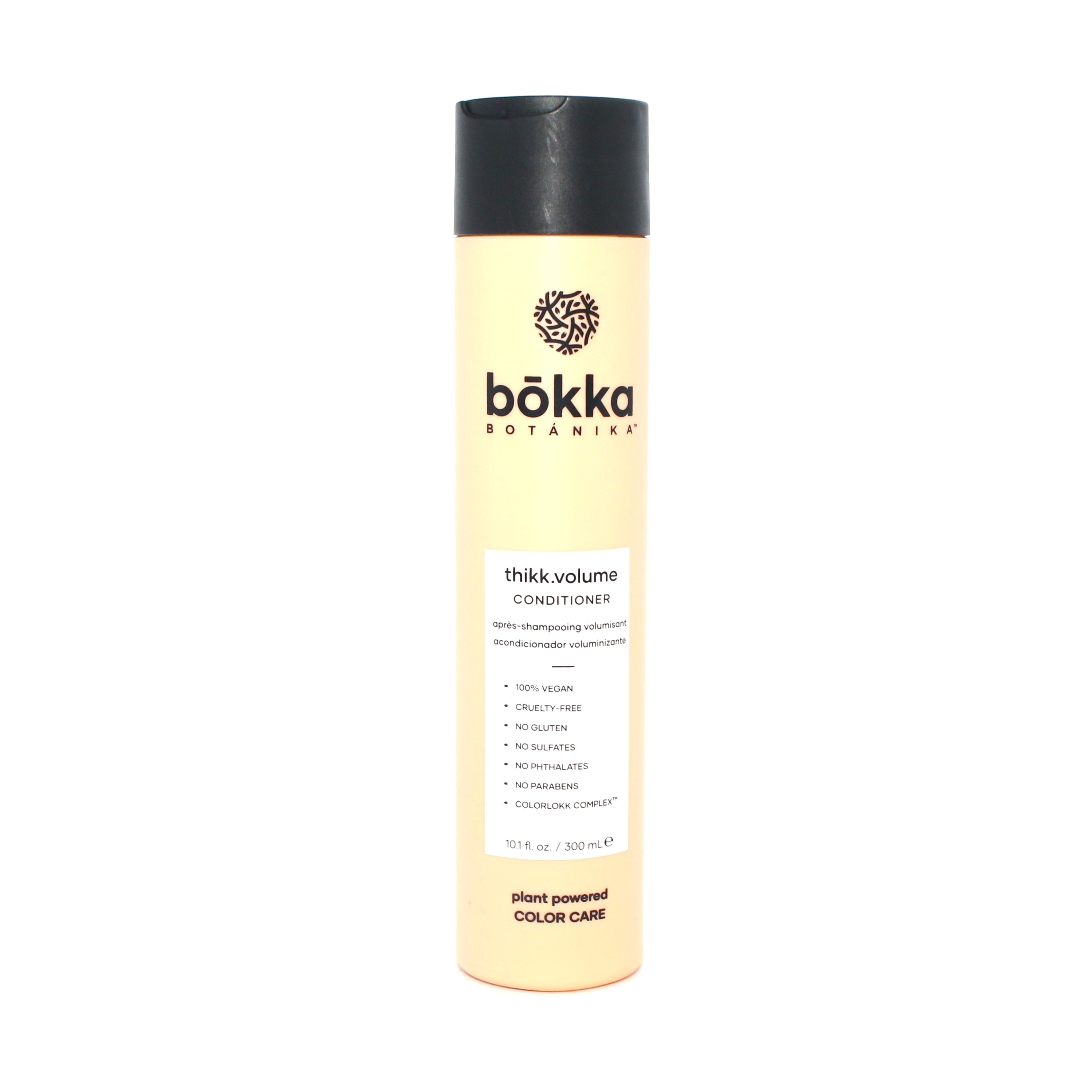 Bokka Botanika Thick Volume Conditioner for Fine Hair - 10.1 oz | Hydrating & Volumizing Hair Treatment for Daily Use at Home or Salon