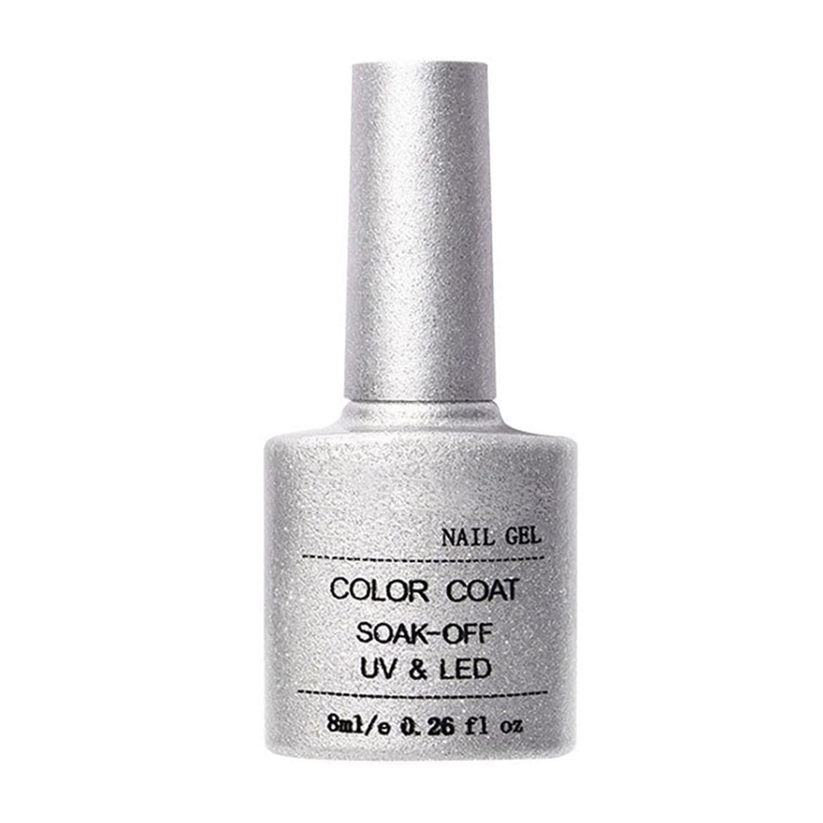 Glow in The Dark Nail Gel Top Coat Set - 5mm Rhinestones & LED Gel Polish - 8ml Universal Nail Top Coat for UV/LED Manicures - Perfect for Night Parties, Raves, and Special Events