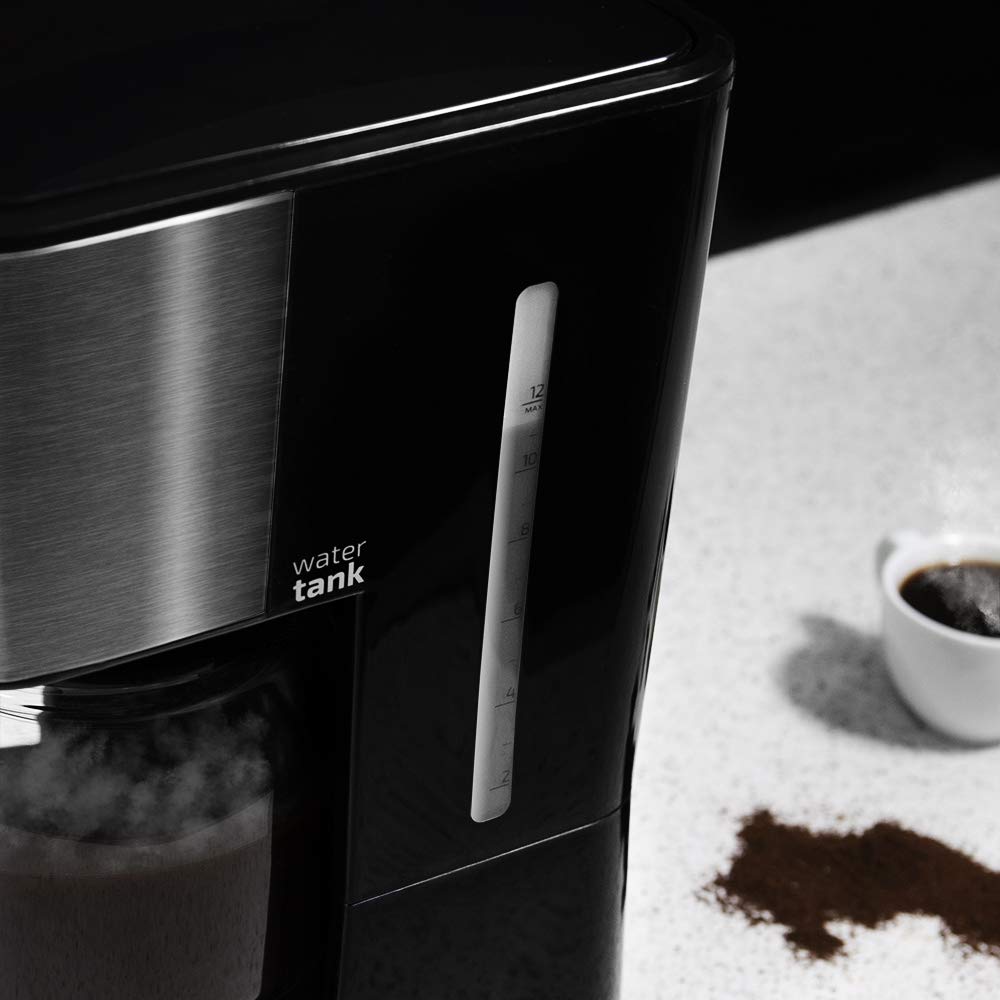 Cecotec Drip Coffee Maker 66 Smart - 950W, 24H Programmable, ExtemAroma Technology, AutoClean Function, Stainless Steel Finish, 1.5L Glass Carafe - Perfect for Home, Office & Breakfast Use