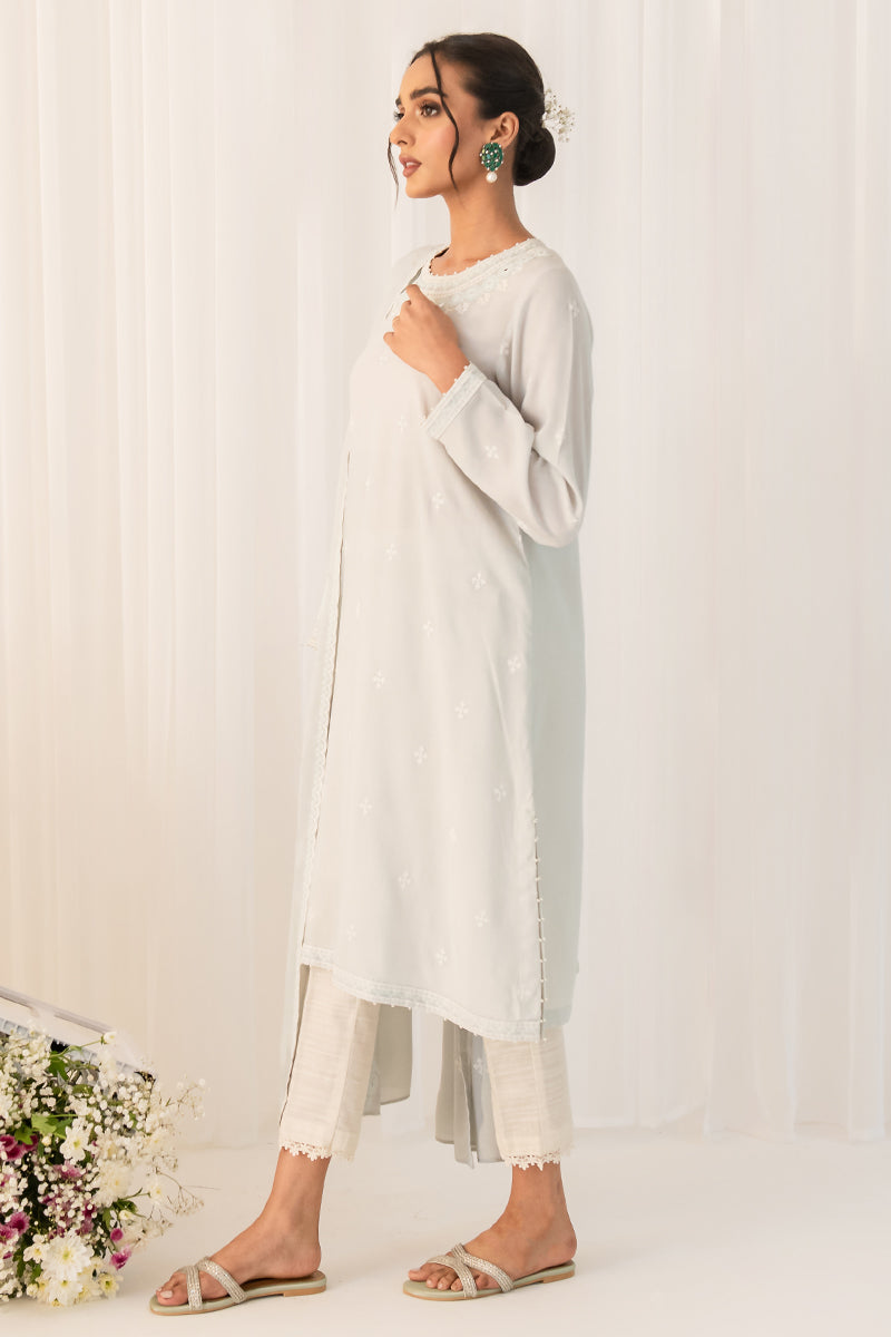 ICE BLUE 2PC Indian Ethnic Wear Set (Kurta & Dupatta) for Women | Traditional Party Outfit | Perfect for Festivals, Weddings & Special Occasions