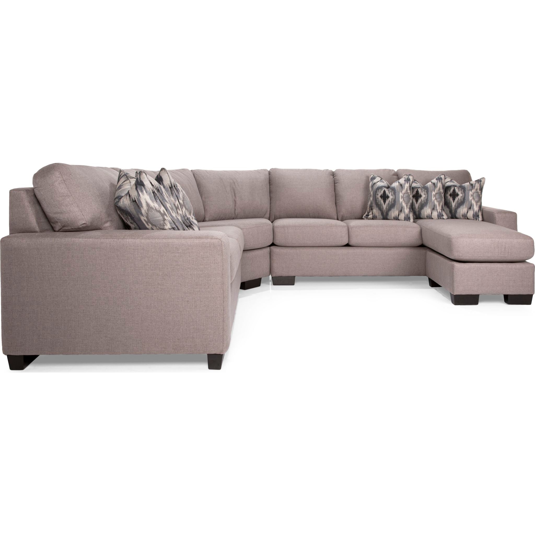 Alessandra 3-Piece Sectional Sofa with Chaise Lounge - Modern L-Shaped Living Room Couch for Small Spaces, Apartment & Family Gatherings