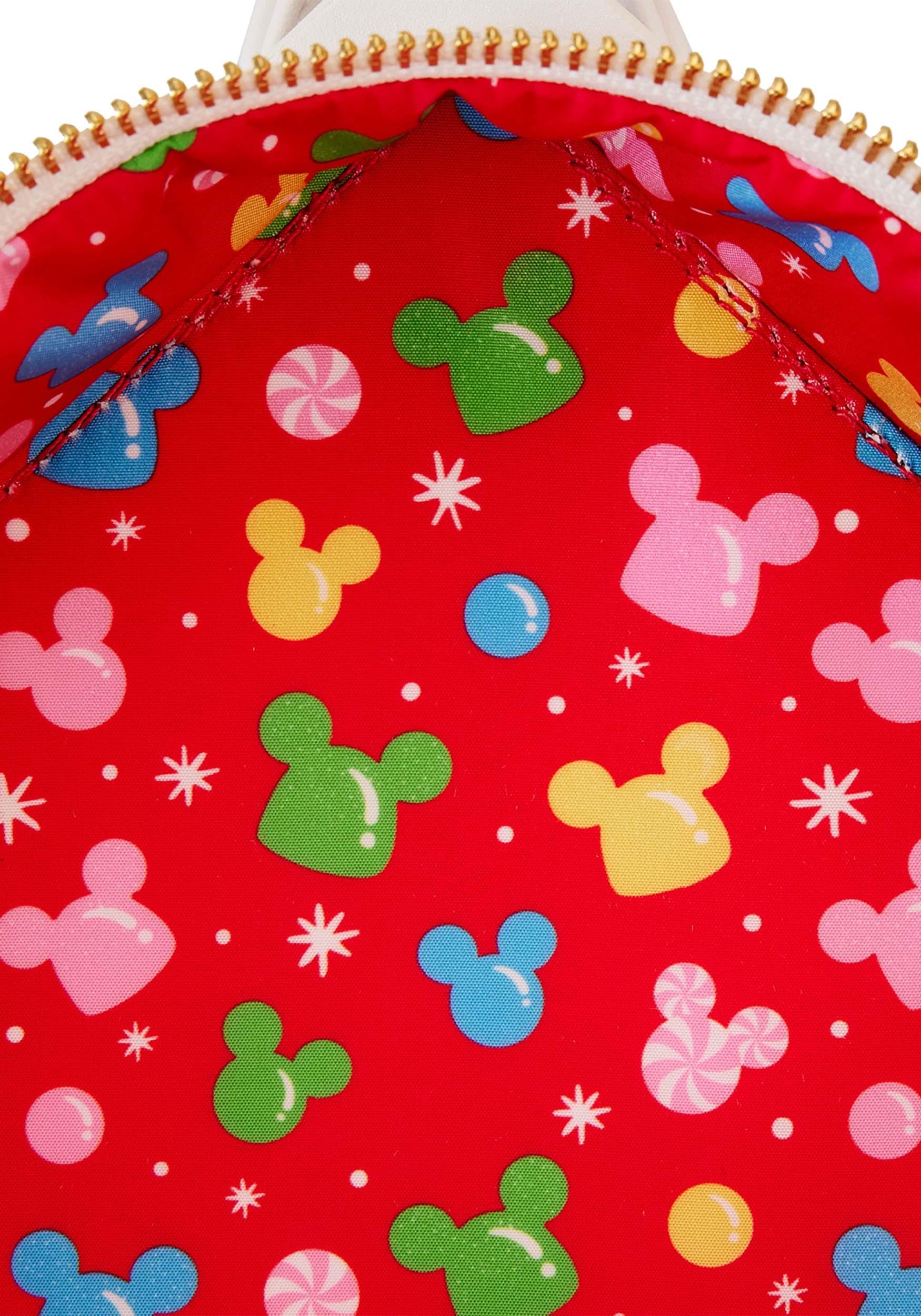 Loungefly Disney Mickey & Friends Gingerbread House Mini Backpack - Cute Christmas Themed Crossbody Bag for Women & Girls - Perfect for Holidays, Travel, and Disney Parks