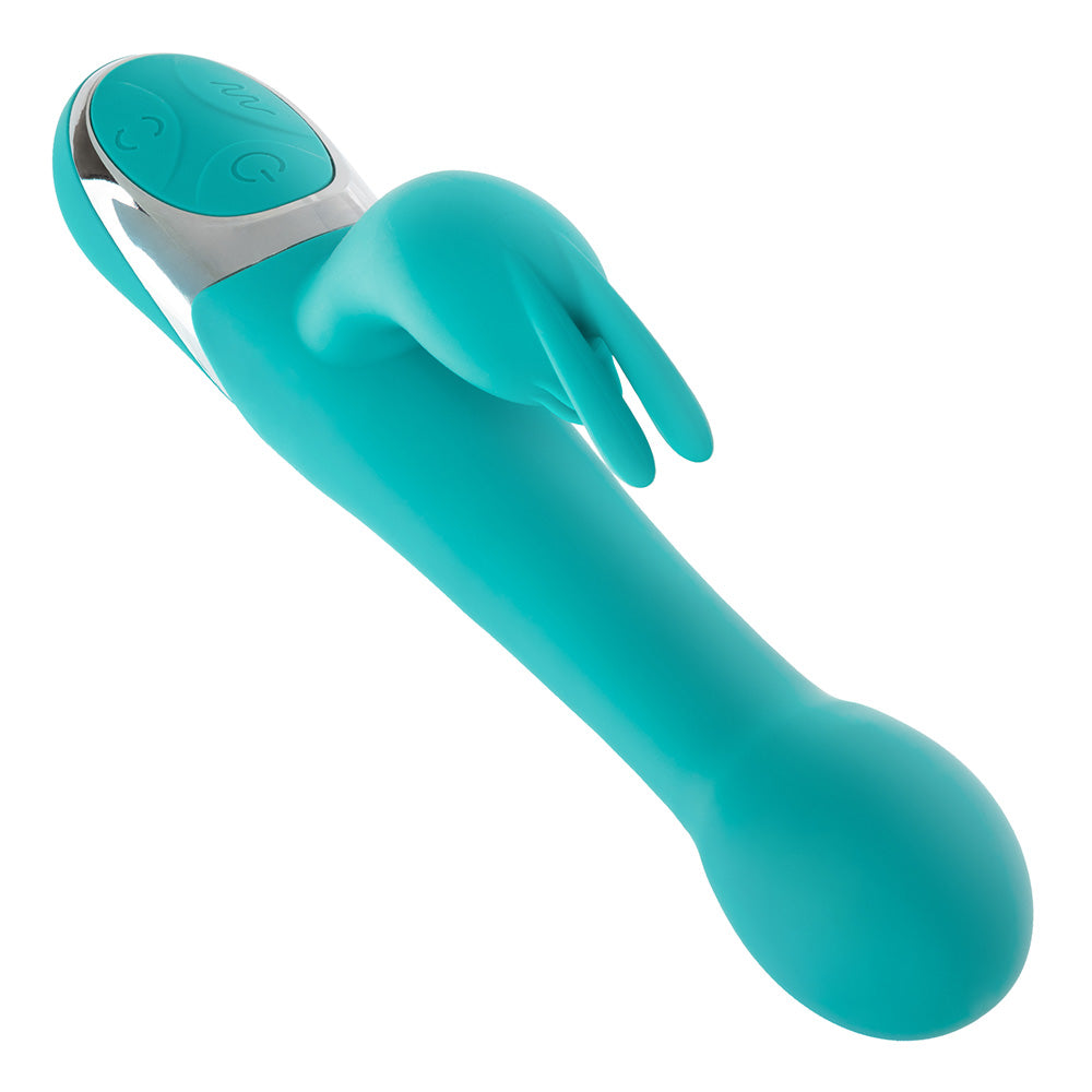 Enchanted Oscillating Thrusting Rabbit Vibrator with Rotating G-Spot Beads - Powerful Dual Stimulation for Women, Perfect for Solo Play & Couples Intimacy