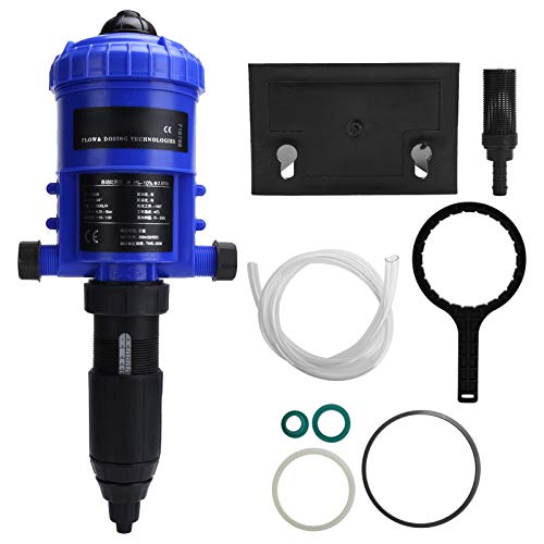P2510 3%-10% Proportional Fertilizer Injector Pump - Automatic Water Driven Chemical Doser with G3/4in Connection for Hydroponics, Greenhouse & Agricultural Irrigation Systems