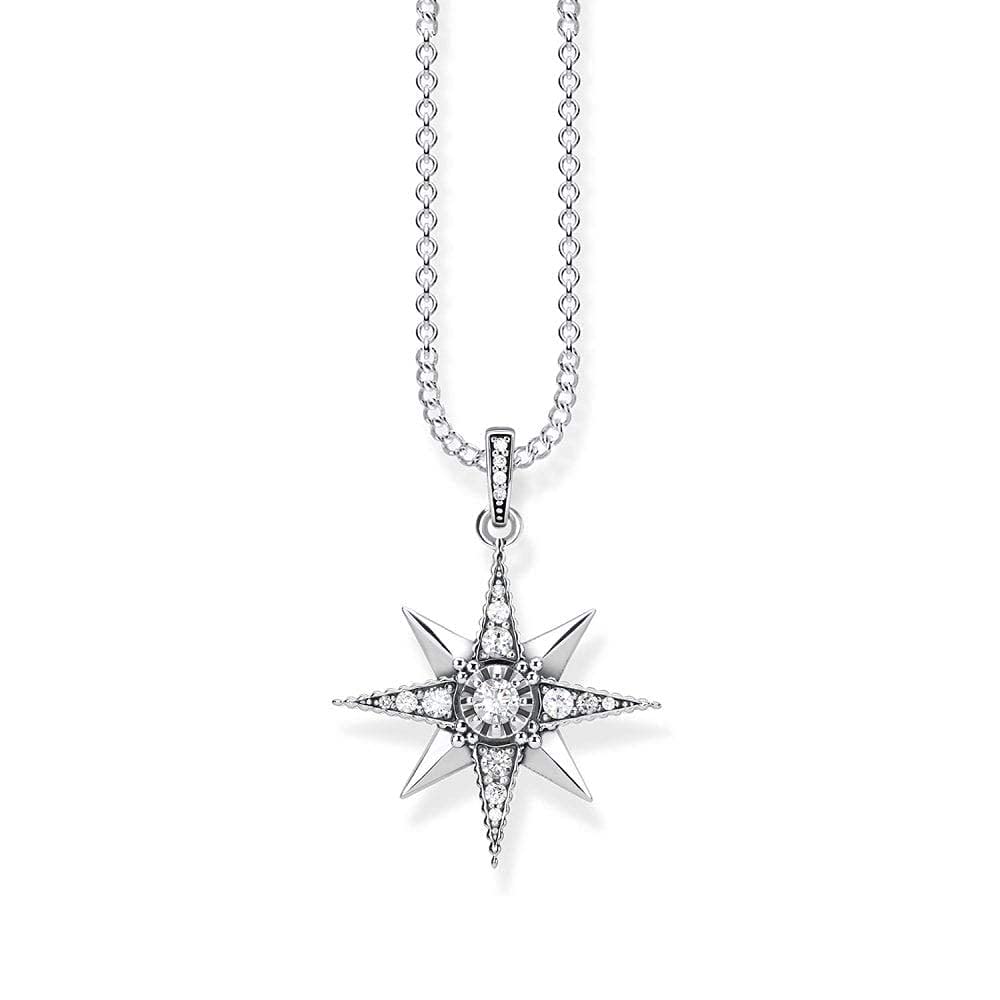 Thomas Sabo Elegant Symbol Necklace for Women - Sterling Silver Pendant Necklace, Perfect for Gifts, Anniversaries & Everyday Wear
