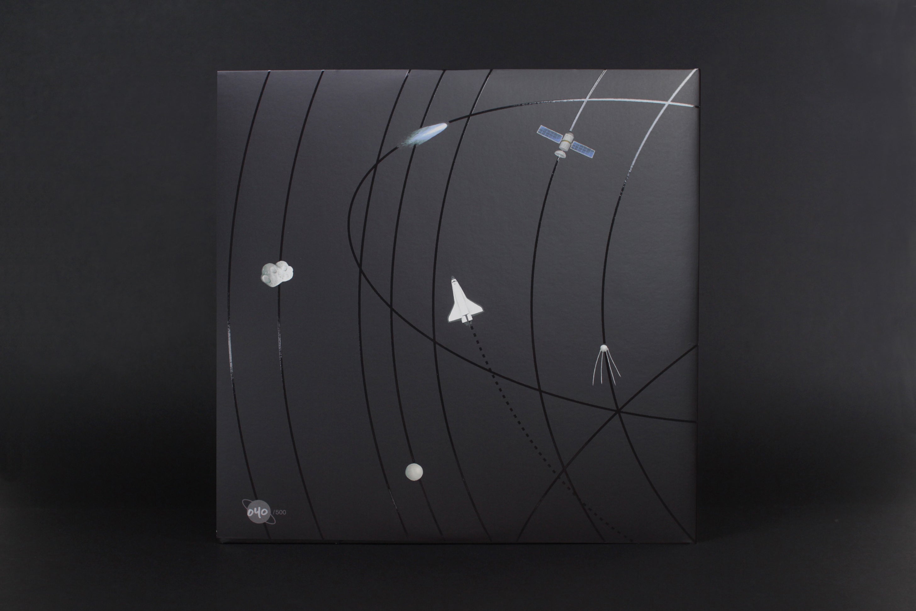 Vol. 001: Orbiting - Premium Space-Themed Wall Art for Modern Home & Office Decor | Perfect for Astronomy Lovers & Sci-Fi Enthusiasts