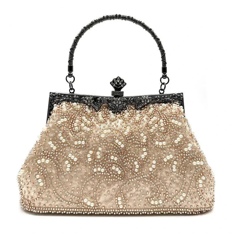 Elegant Evening Bag for Women - Clutch Purse with Rhinestone Decor - Perfect for Parties, Weddings & Special Occasions