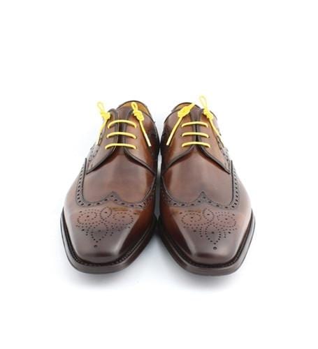 Brights Dress Shoelace 4-Pack - 32/81cm Premium Flat Shoelaces for Dress Shoes - Perfect for Business, Formal & Wedding Attire