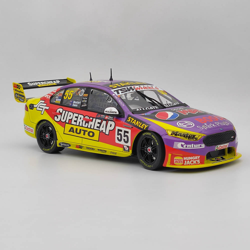 1/18 Apex Ford Supercheat Auto Racing #55 Mostert/Owen 2016 Sandown 500 Diecast Model Car - Limited Edition Collectible for Racing Enthusiasts & Display Showcase