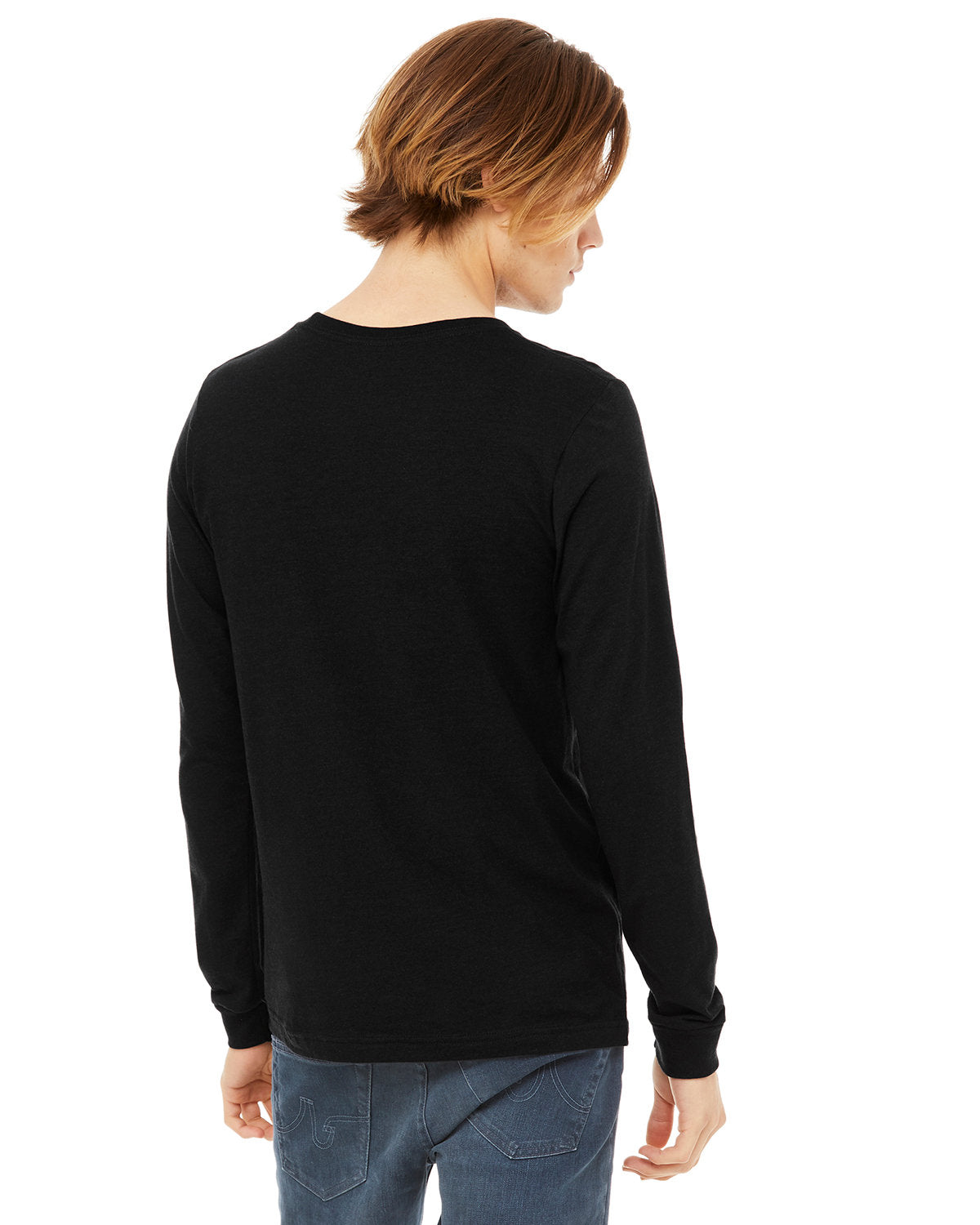 Bella + Canvas 3501 Unisex Jersey Long Sleeve T-Shirt - Soft Cotton Crewneck Tee for Men & Women - Perfect for Casual Wear, Layering & Everyday Comfort
