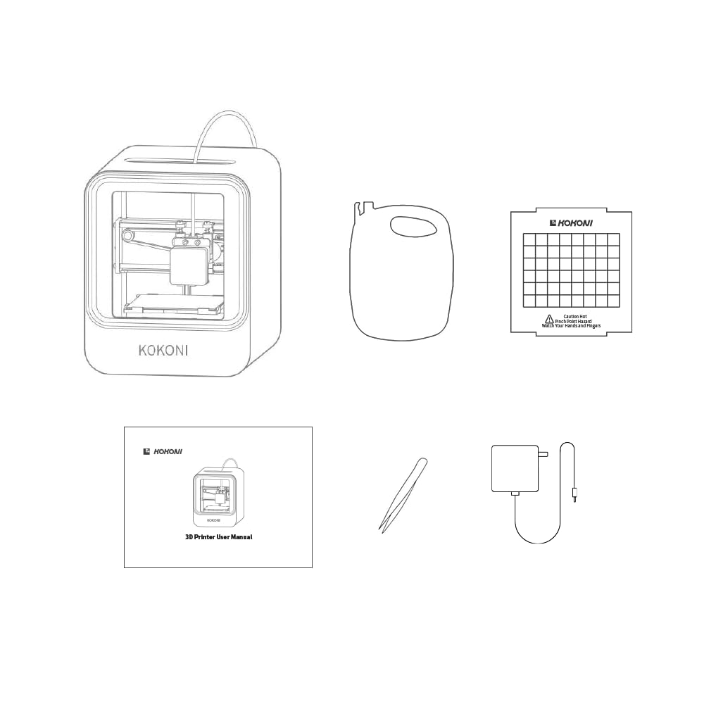 Mini Small EC1 3D Printer - Fully Assembled Auto-Leveling High Precision Wireless 3D Printer for Kids & Beginners | PLA Filament Compatible | Perfect for Home, School & Hobby Projects | 24/7 Customer Support
