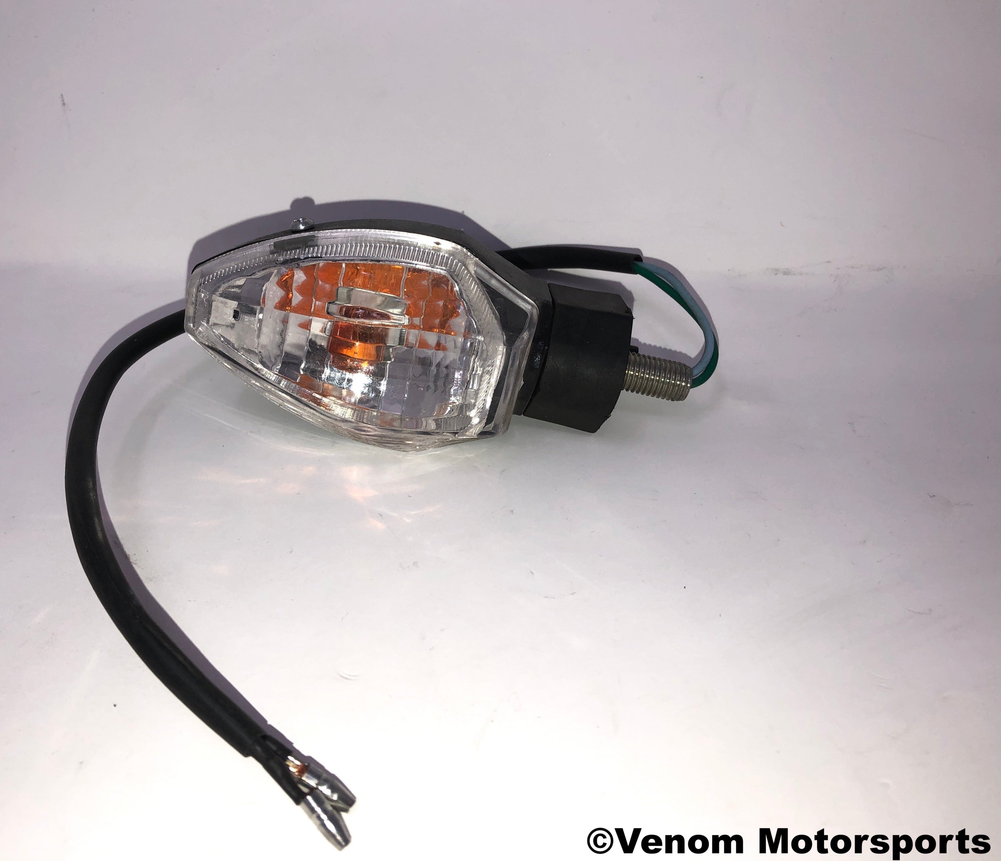 X20 Gen II 125cc Motorcycle Turn Signal Lights - Pair (Left & Right) for Improved Visibility & Safety - Perfect for Night Riding & Urban Commuting