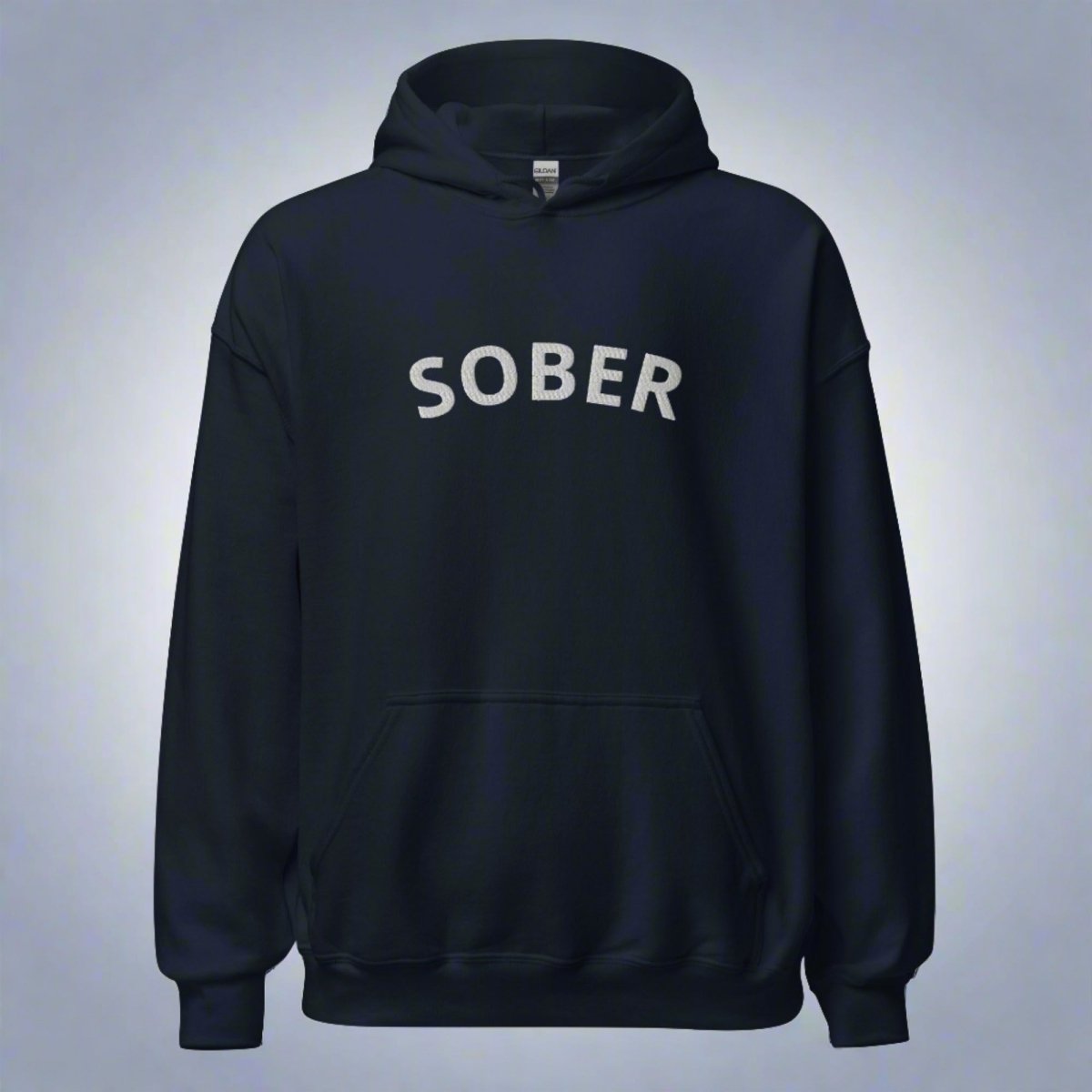 Sober Embroidered Unisex Hoodie - Soft Cotton Pullover Sweatshirt for Men & Women | Perfect for Casual Wear, Street Style & Outdoor Activities
