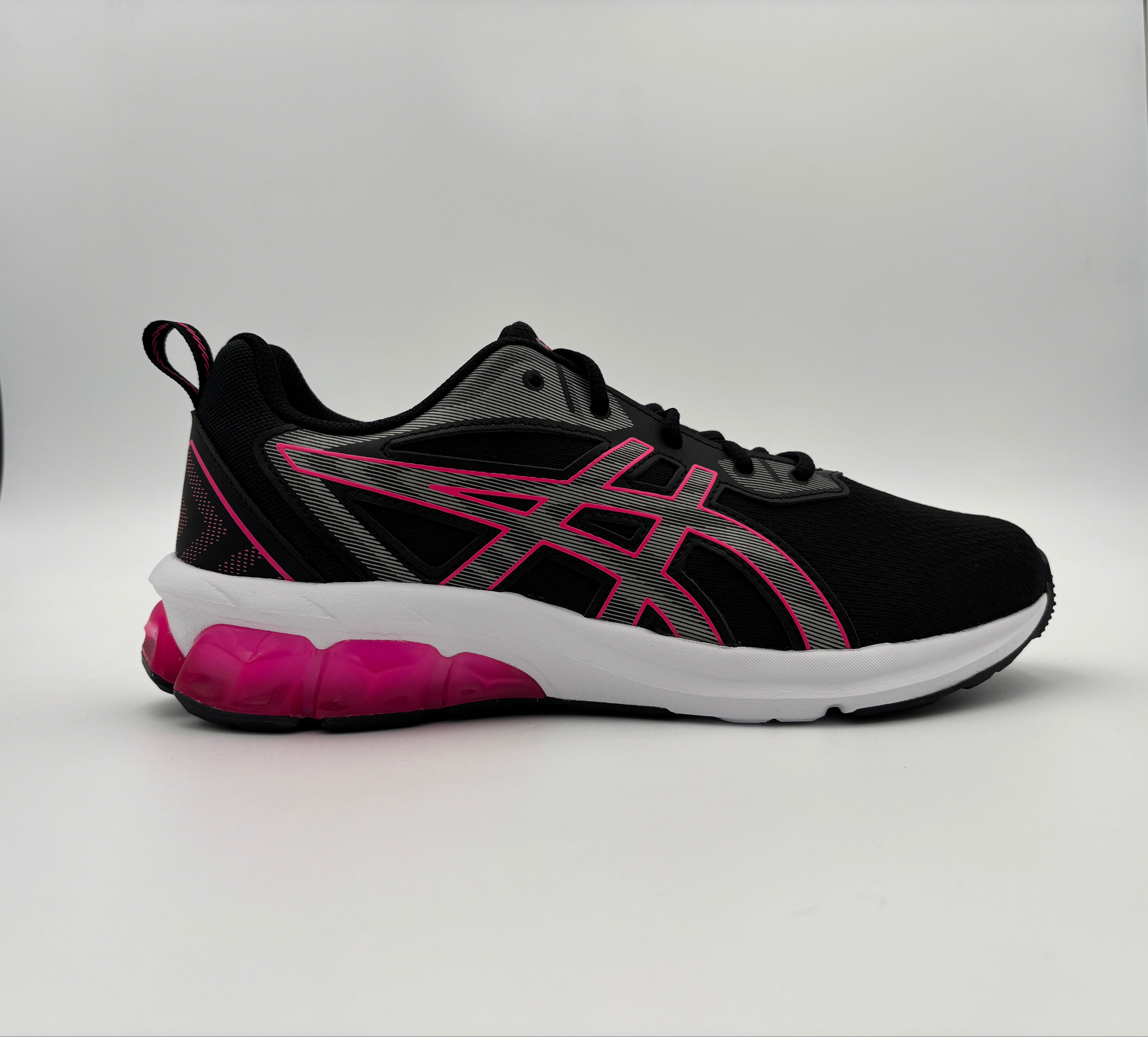 ASICS Kids GEL-QUANTUM 90 GS Running Shoes for Boys & Girls - Lightweight Black/Pink Sneakers for School, Sports & Daily Activities