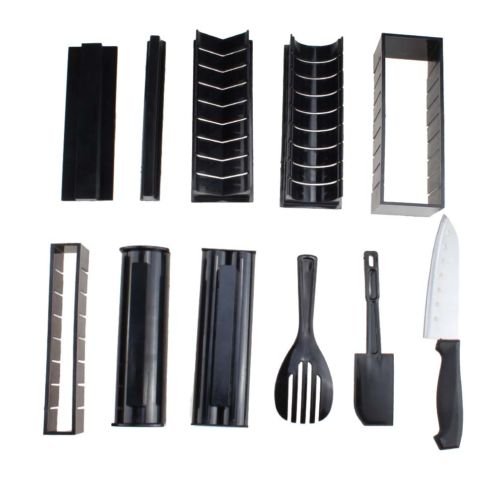 Premium Sushi Maker Kit - Easy DIY Rice Roll Mold with Roller & Cutter - Perfect for Home Chefs & Japanese Cuisine Lovers - Great for Parties, Meal Prep & Healthy Snacks