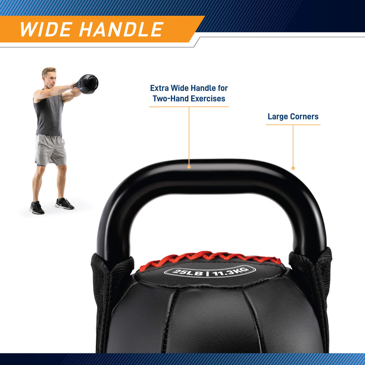 Marcy 10lb Soft Kettlebell - SKB 010 | Durable Neoprene Coating for Home Gym, CrossFit & Strength Training - Perfect for Beginners & Fitness Enthusiasts