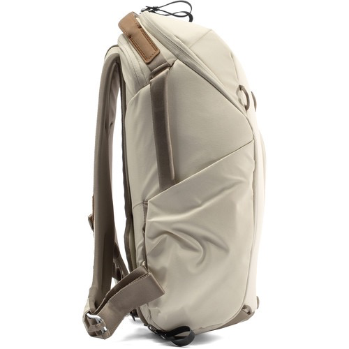 Peak Design Everyday Backpack 15L - Waterproof Camera Backpack with Zip Closure, Bone Color - Perfect for Travel, Photography & Daily Commute