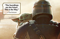 Star Wars The Tiny Book of Grogu - Fun Collectible Mini Book for Fans | Perfect for Display, Gifts & Star Wars Merchandise Collections