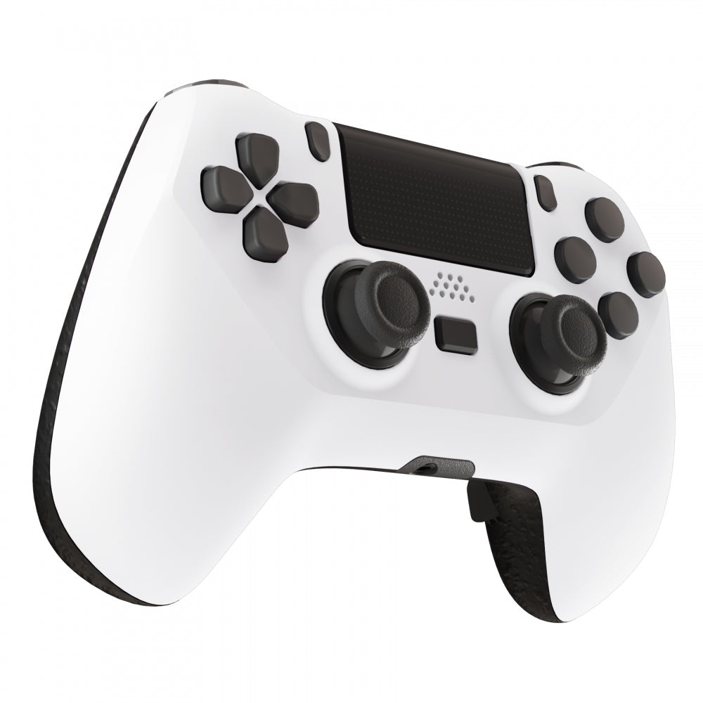 eXtremeRate DECADE Tournament Controller (DTC) Upgrade Kit for PS4 Controller JDM 040/050/055 - White | Custom Gaming Controller Shell & Buttons for Competitive Play