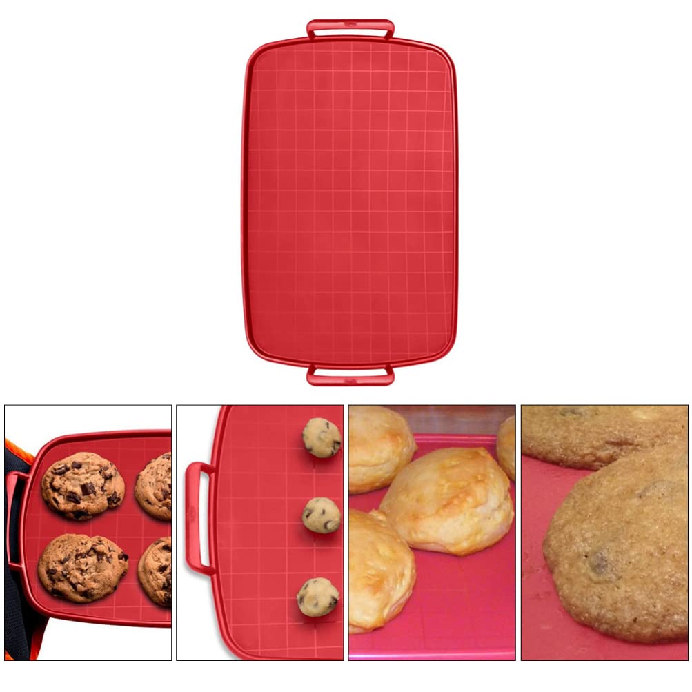 Non-Stick Silicone Baking Pan Set - Microwave & Oven Safe Cookie Sheet, Grill Plate & Heat-Resistant Bakeware for Perfect Cookies, Cakes & More | Ideal for Baking, Roasting & Microwave Cooking
