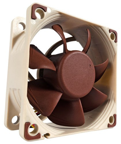 Noctua NF-A6x25 FLX 60x60x25mm Ultra Quiet Computer Cooling Fan - Perfect for Mini ITX Cases, HTPCs, and Small Form Factor PC Builds