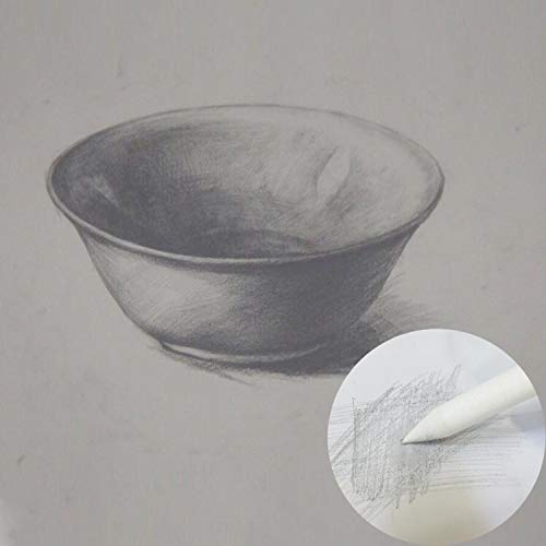 12-Piece Double-Ended Paper Blending Stumps & Tortillions Set - Artist Sketch Smudge Correction Pens for Drawing, Shading & Blending - Perfect for Students, Professionals & Sketching Accessories (Great for Charcoal, Graphite & Pencil Art)