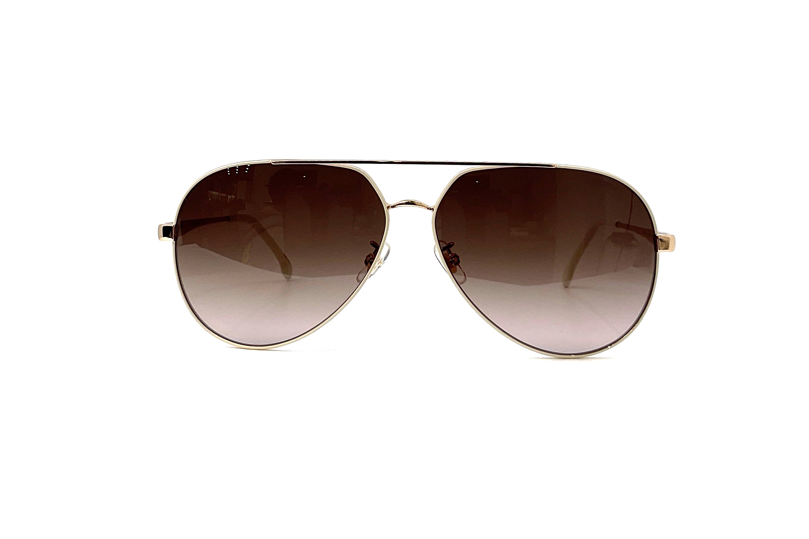 Carrera 3005/S Aviator Sunglasses - White Copper Gold Frame & Lens - UV Protection for Men & Women - Perfect for Driving, Travel, and Outdoor Activities