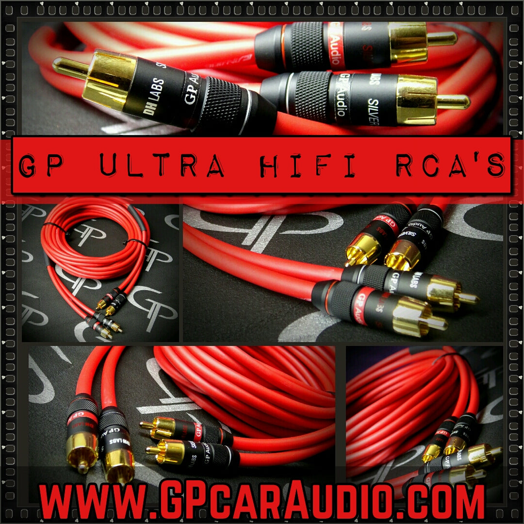 Premium GP Audio DH LABS Ultra HiFi RCA Cable - 1 Channel High-Performance Audio Interconnect for Home Theater & Stereo Systems - Perfect for Audiophiles & Music Enthusiasts
