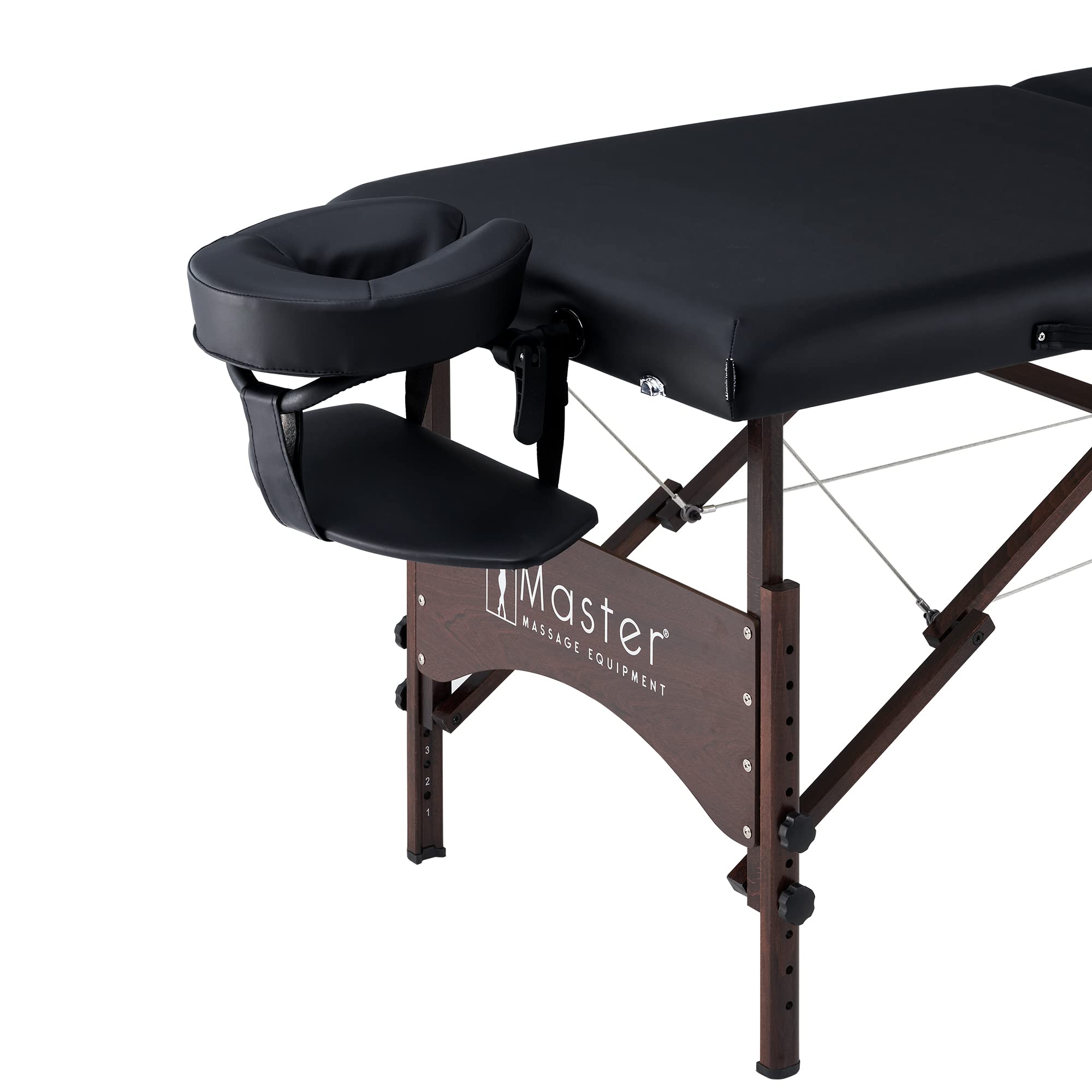 Portable Foldable Massage Table 71cm with Walnut Wood Legs & Carry Bag - Professional Argo Mobile Massage Bed for Home, Spa & Salon Use - Ideal for Therapists, Beauty Treatments & Relaxation