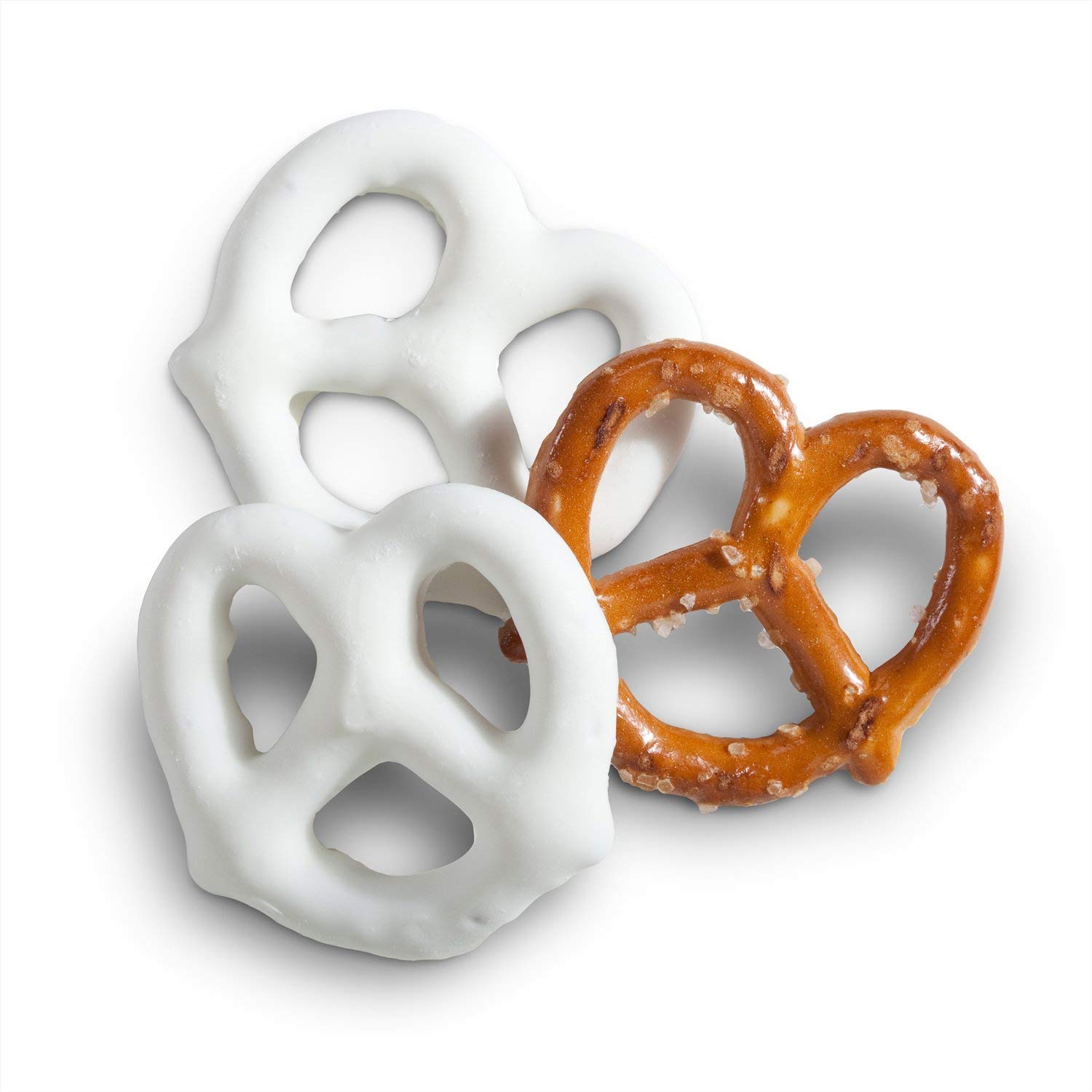 Premium White Chocolate Covered Pretzels - 8 oz Tub (2 Count) - Delicious Snack for Parties, Gifts & Movie Nights