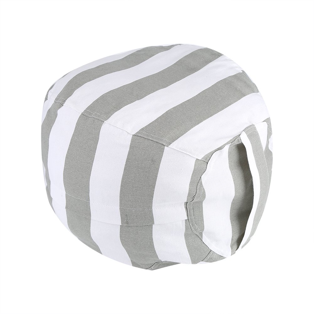 **Soft Bean Bag Toy Storage Organizer for Kids - Large Gray Stuffed Animal Storage Bag | Perfect for Playrooms, Bedrooms & Toy Organization**